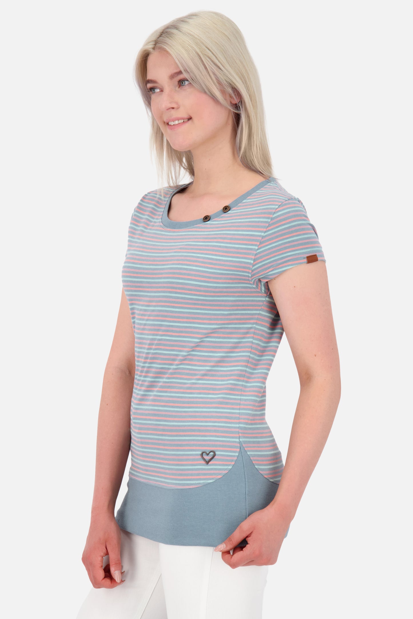 Einzigartiges Design CocoAK Z T-Shirt Damen für den perfekten Sommerlook Grau