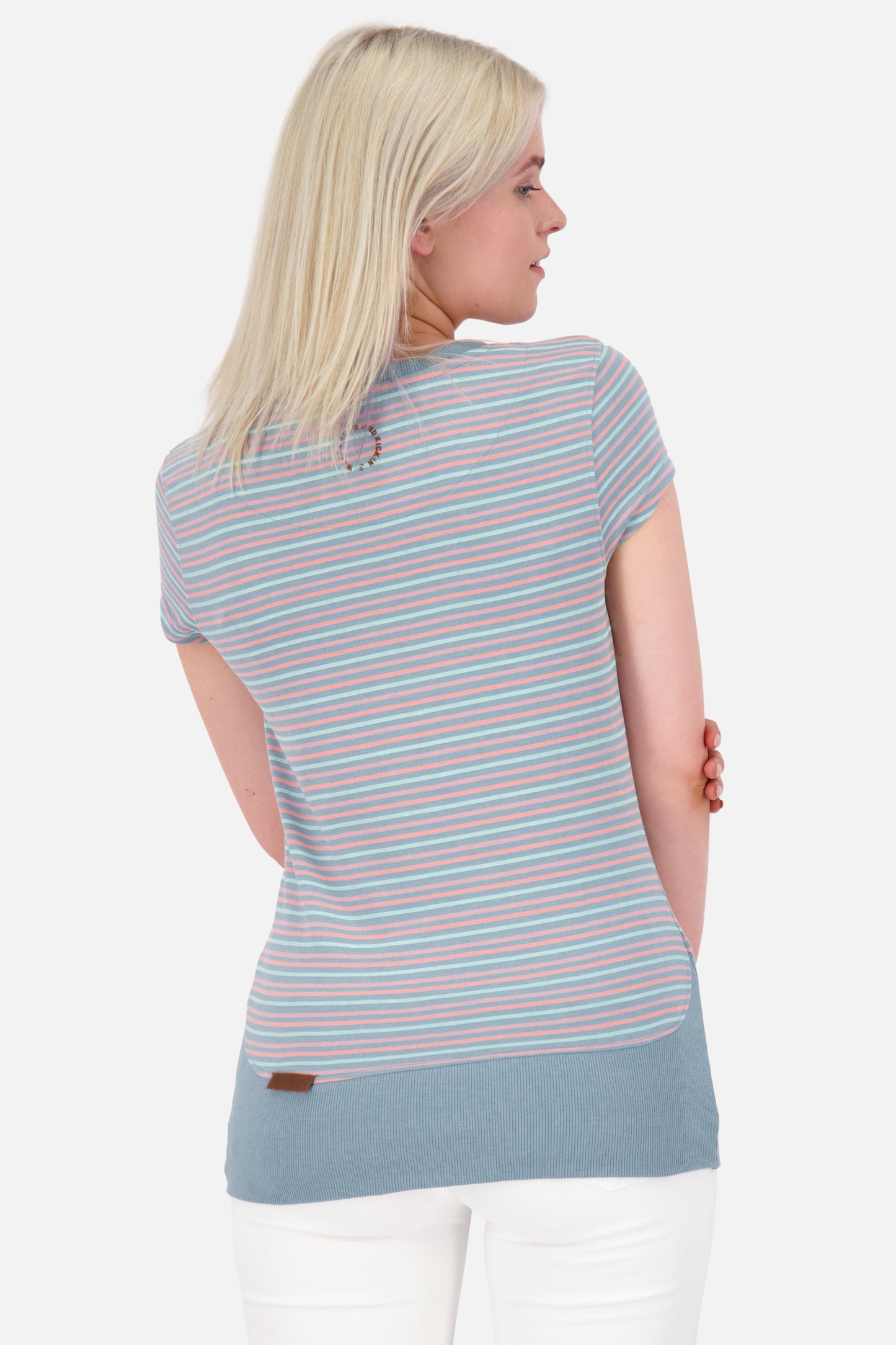 Einzigartiges Design CocoAK Z T-Shirt Damen für den perfekten Sommerlook Grau