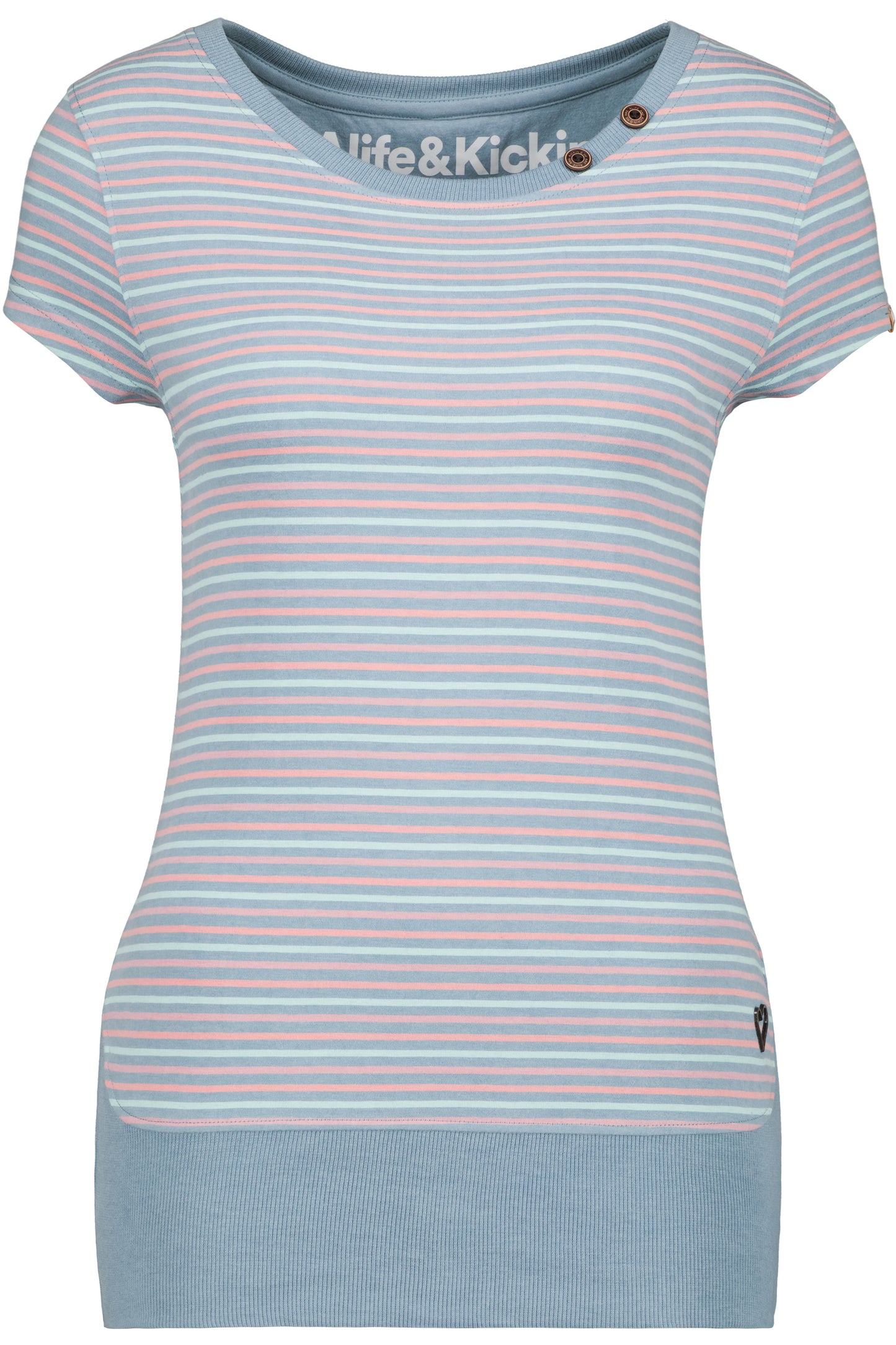 Einzigartiges Design CocoAK Z T-Shirt Damen für den perfekten Sommerlook Grau