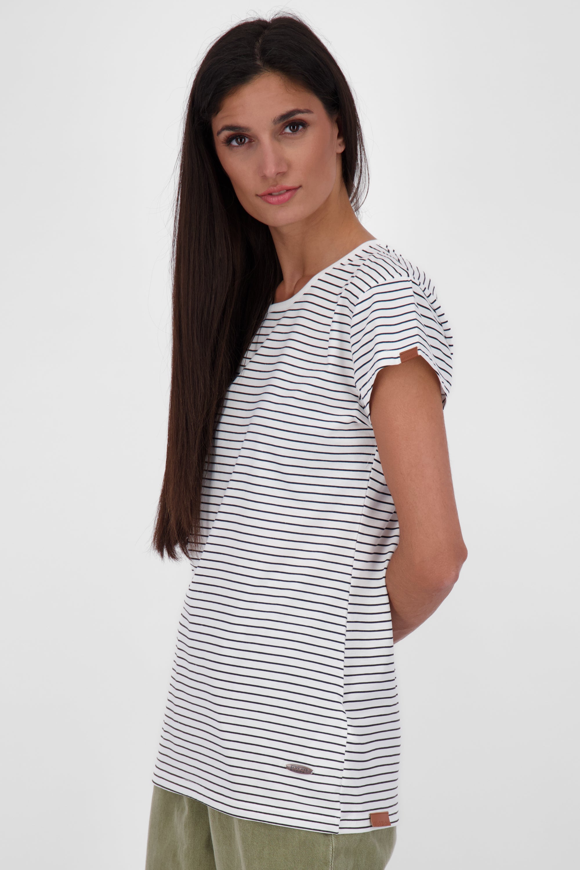 Damen Sommer-T-Shirt JuliaAK Z von Alife and Kickin Weiß