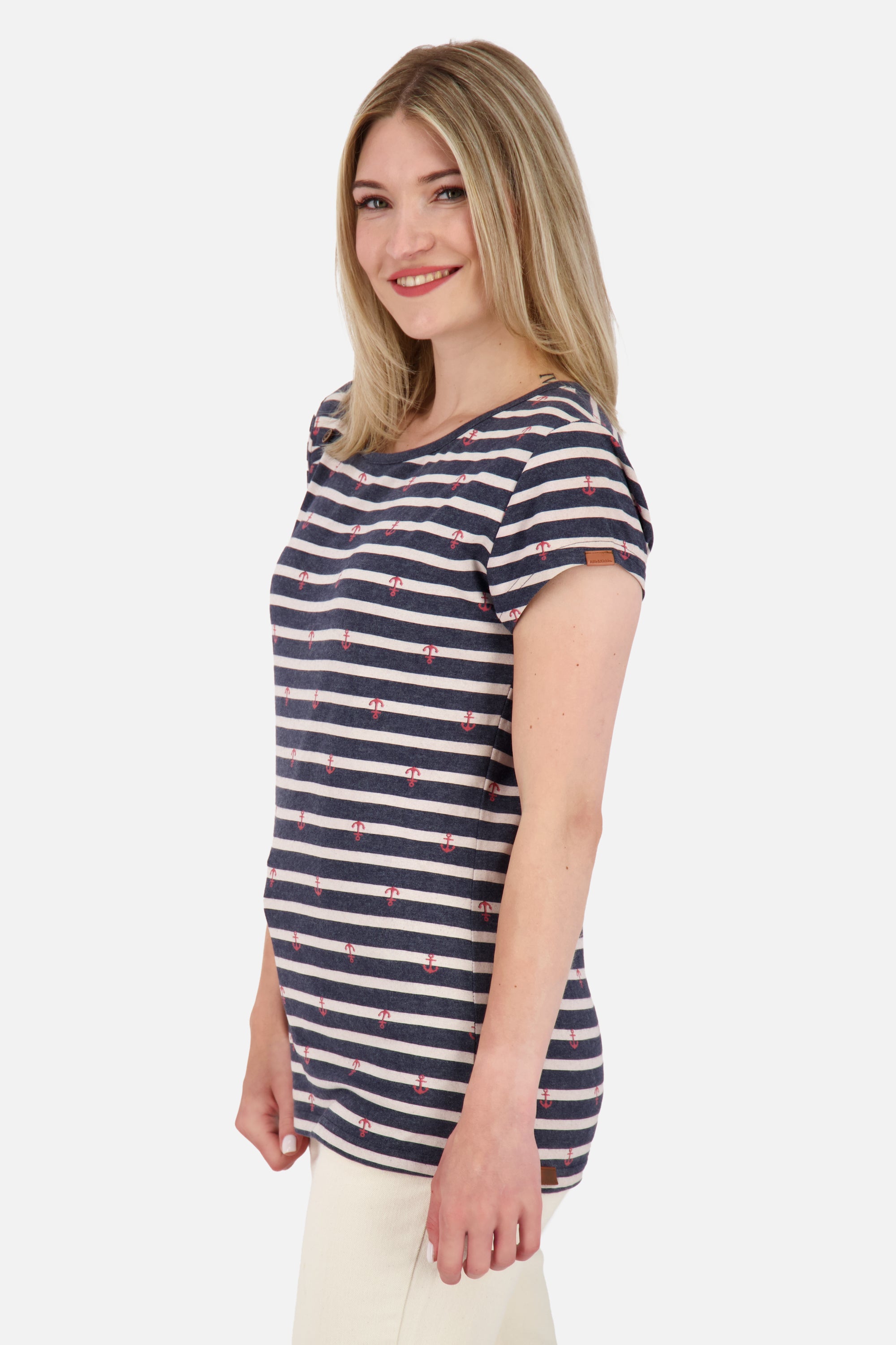 Damen Sommer-T-Shirt JuliaAK Z von Alife and Kickin Dunkelblau