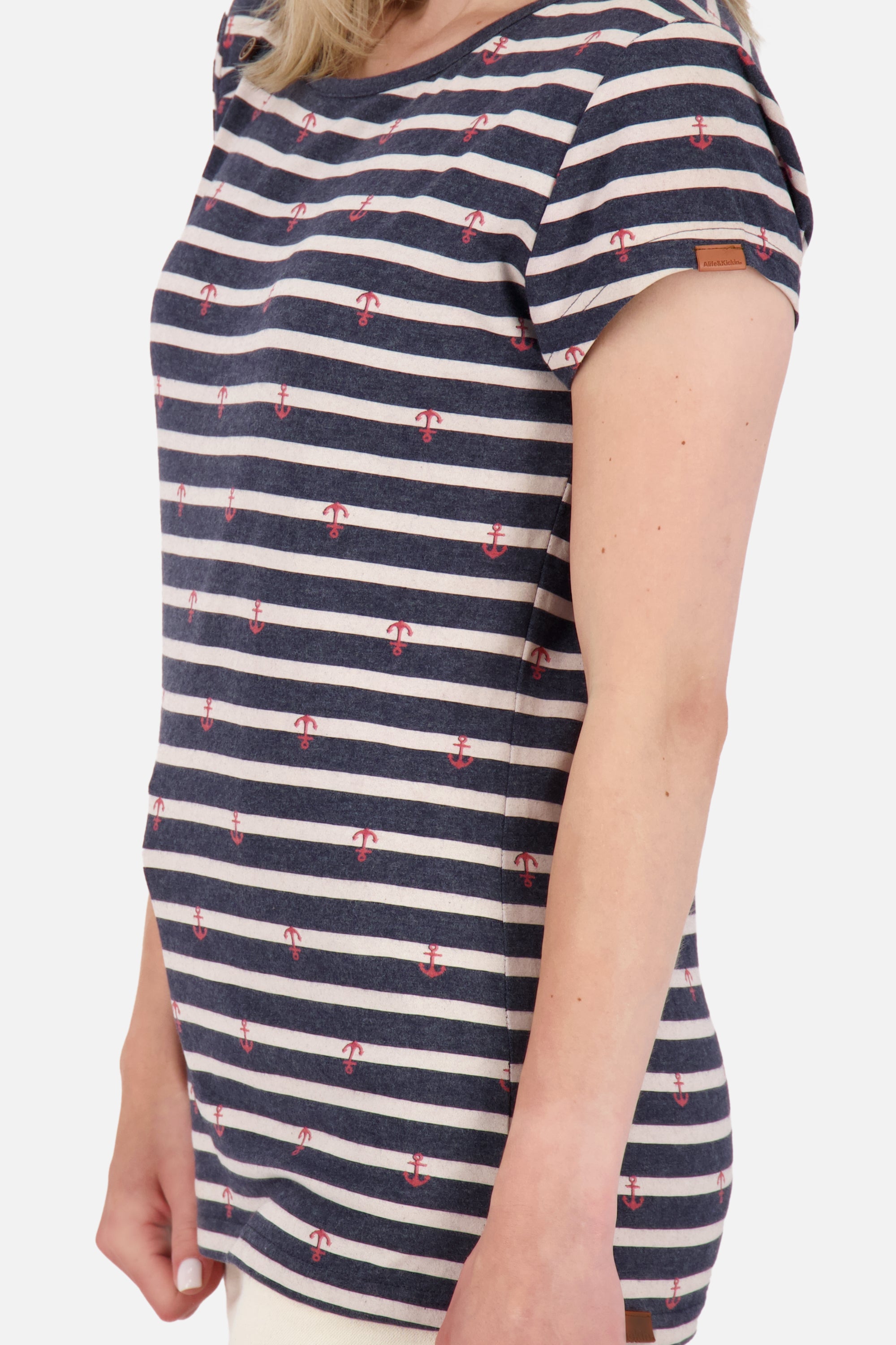 Damen Sommer-T-Shirt JuliaAK Z von Alife and Kickin Dunkelblau