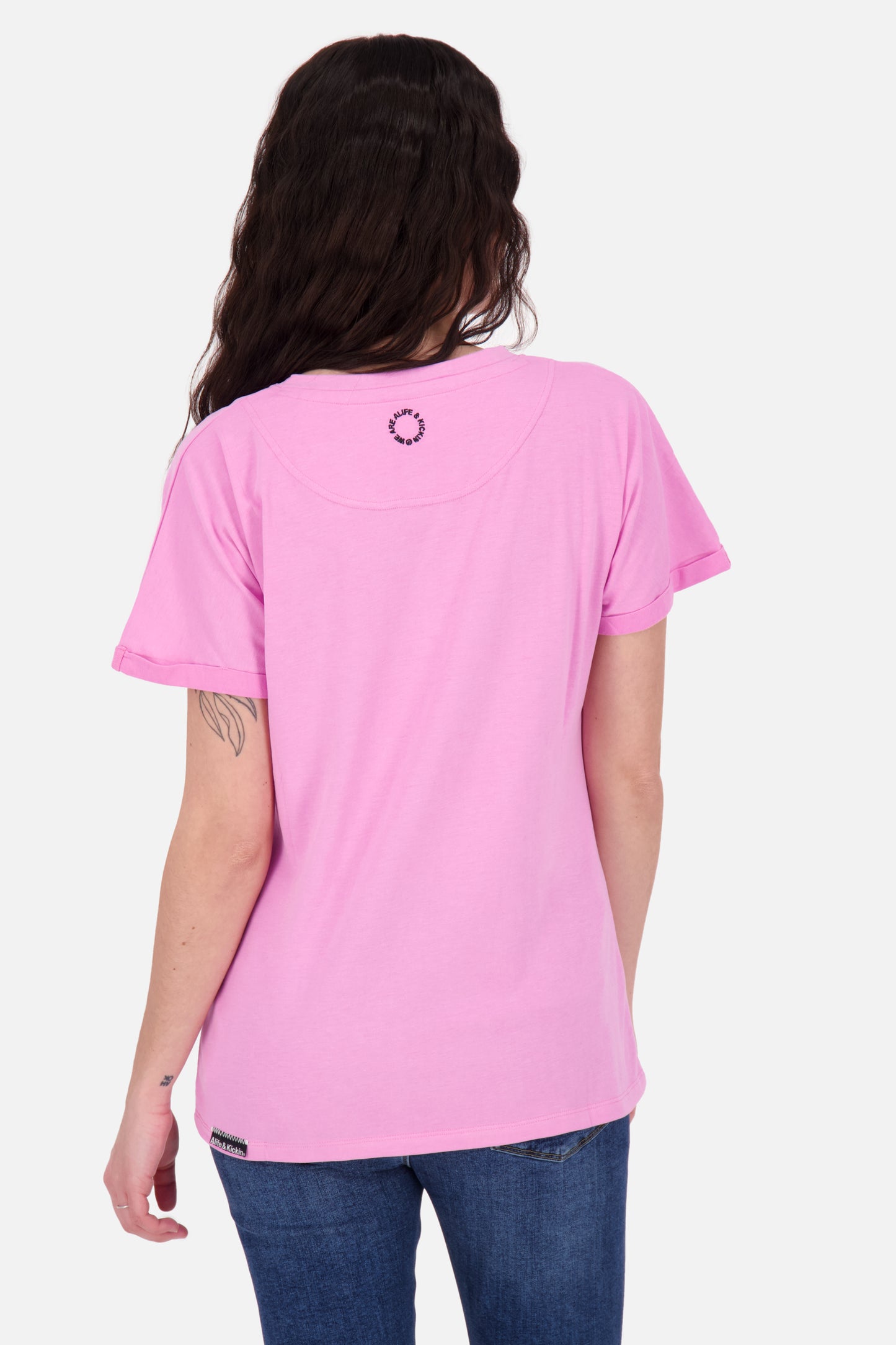 Lässiger Sommerlook T-Shirt MalaikaAK A Damen Pink