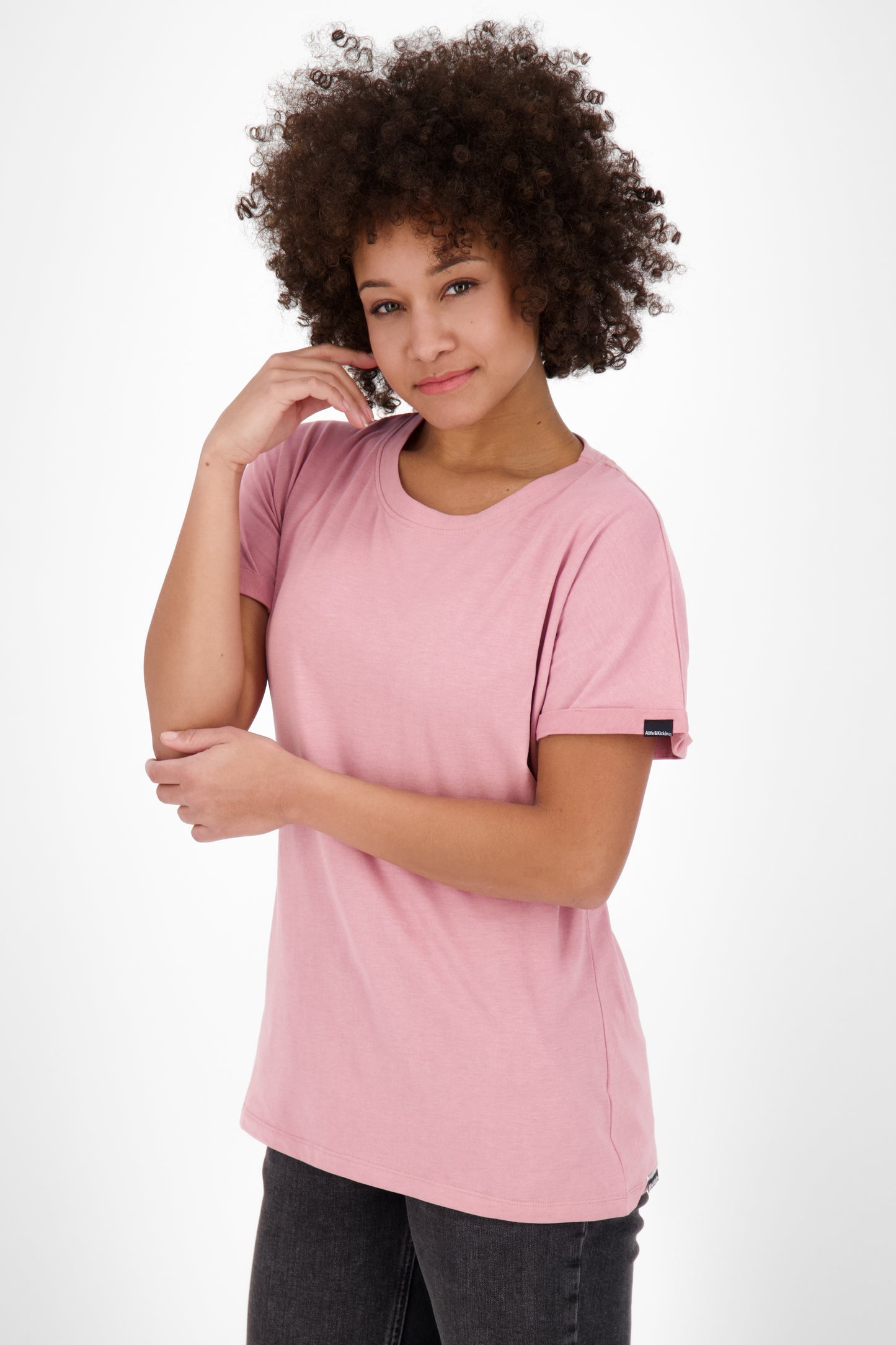Lässiger Sommerlook T-Shirt MalaikaAK A Damen Rosa