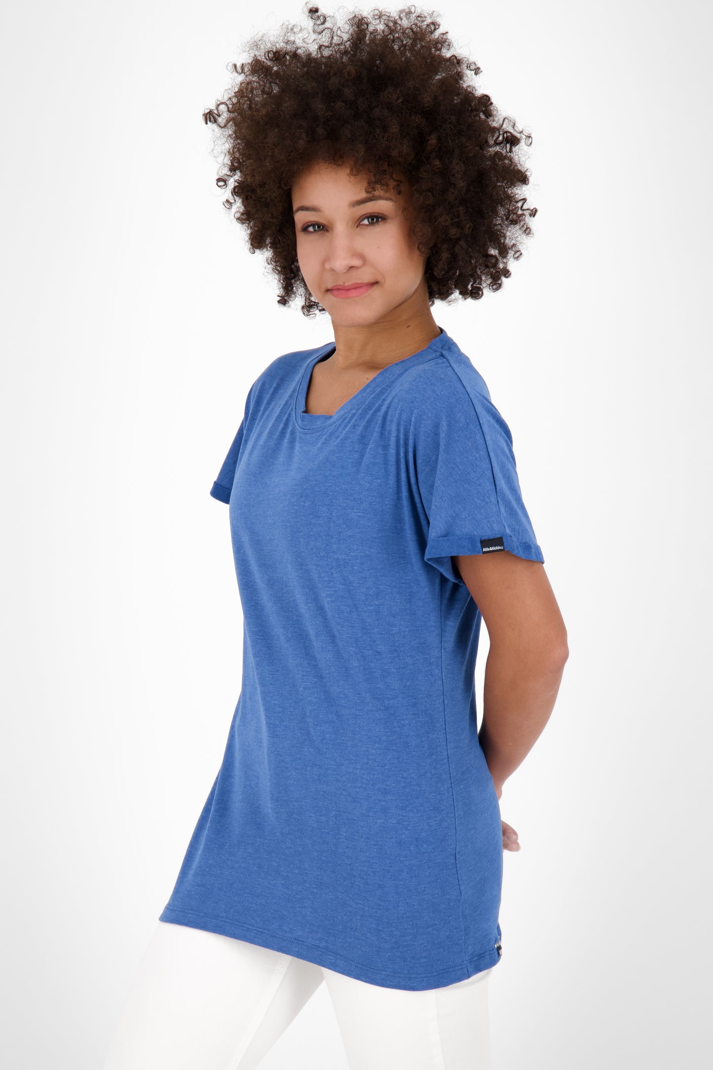 Lässiger Sommerlook T-Shirt MalaikaAK A Damen Blau