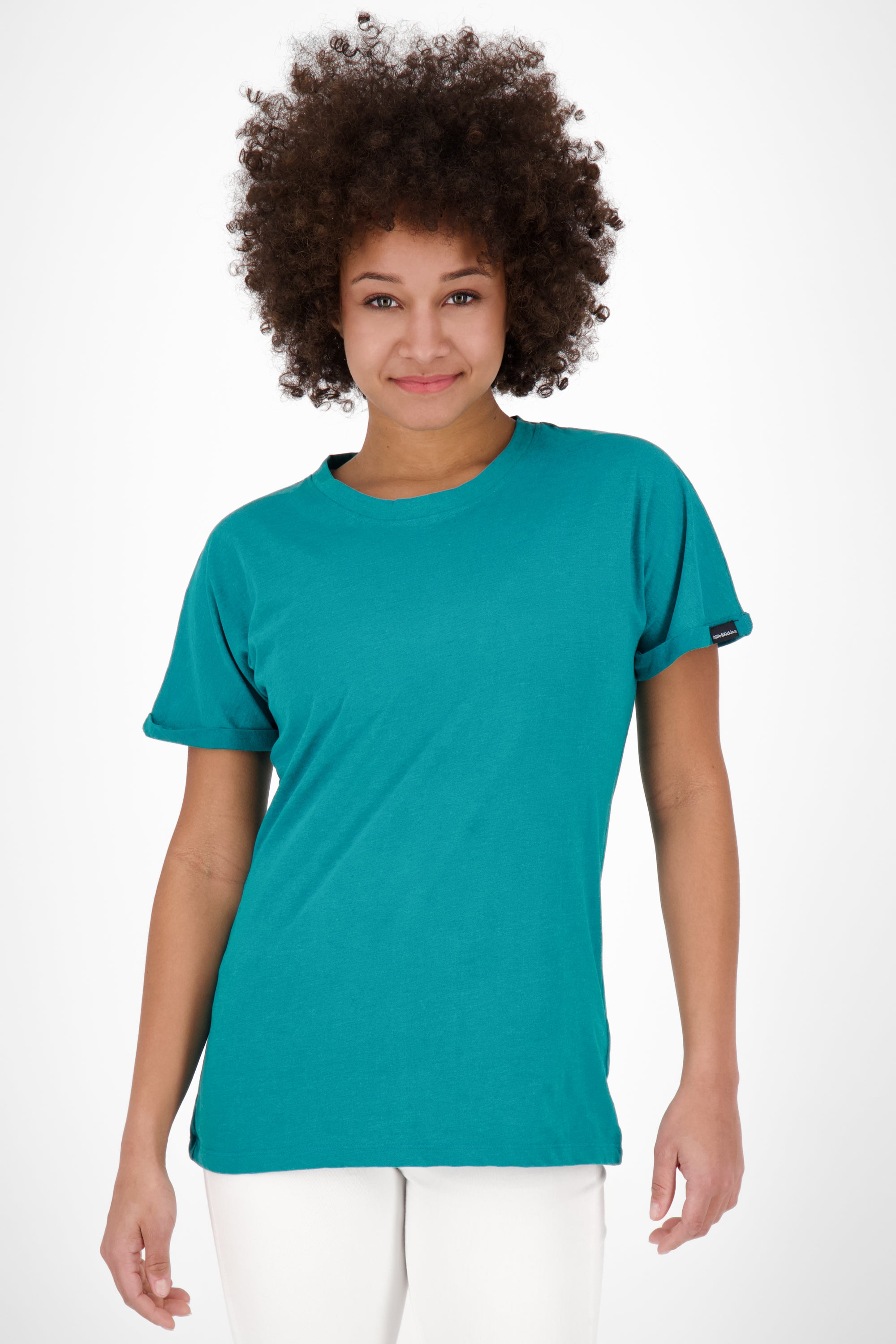 Lässiger Sommerlook T-Shirt MalaikaAK A Damen Dunkelgrün