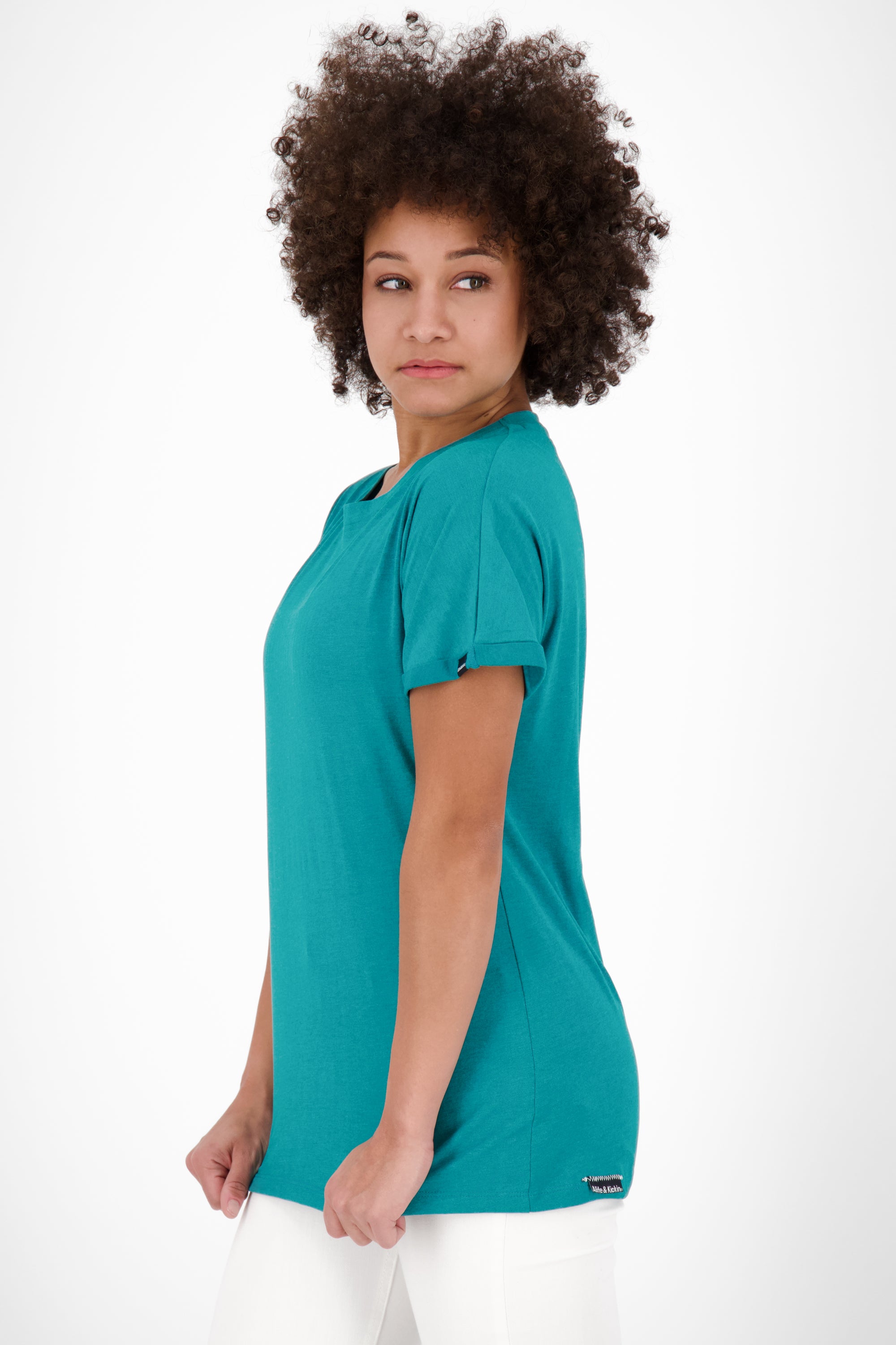 Lässiger Sommerlook T-Shirt MalaikaAK A Damen Dunkelgrün