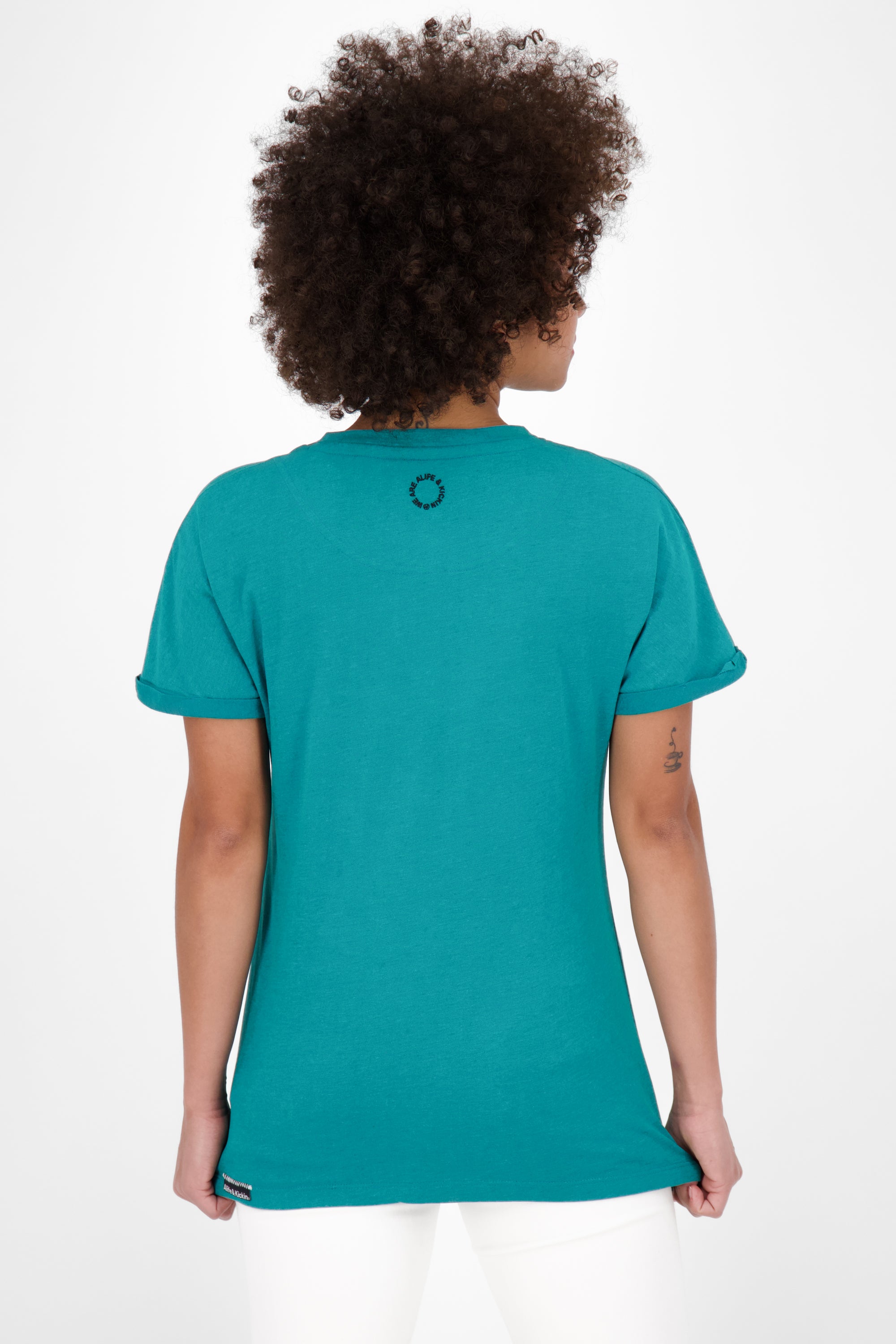 Lässiger Sommerlook T-Shirt MalaikaAK A Damen Dunkelgrün