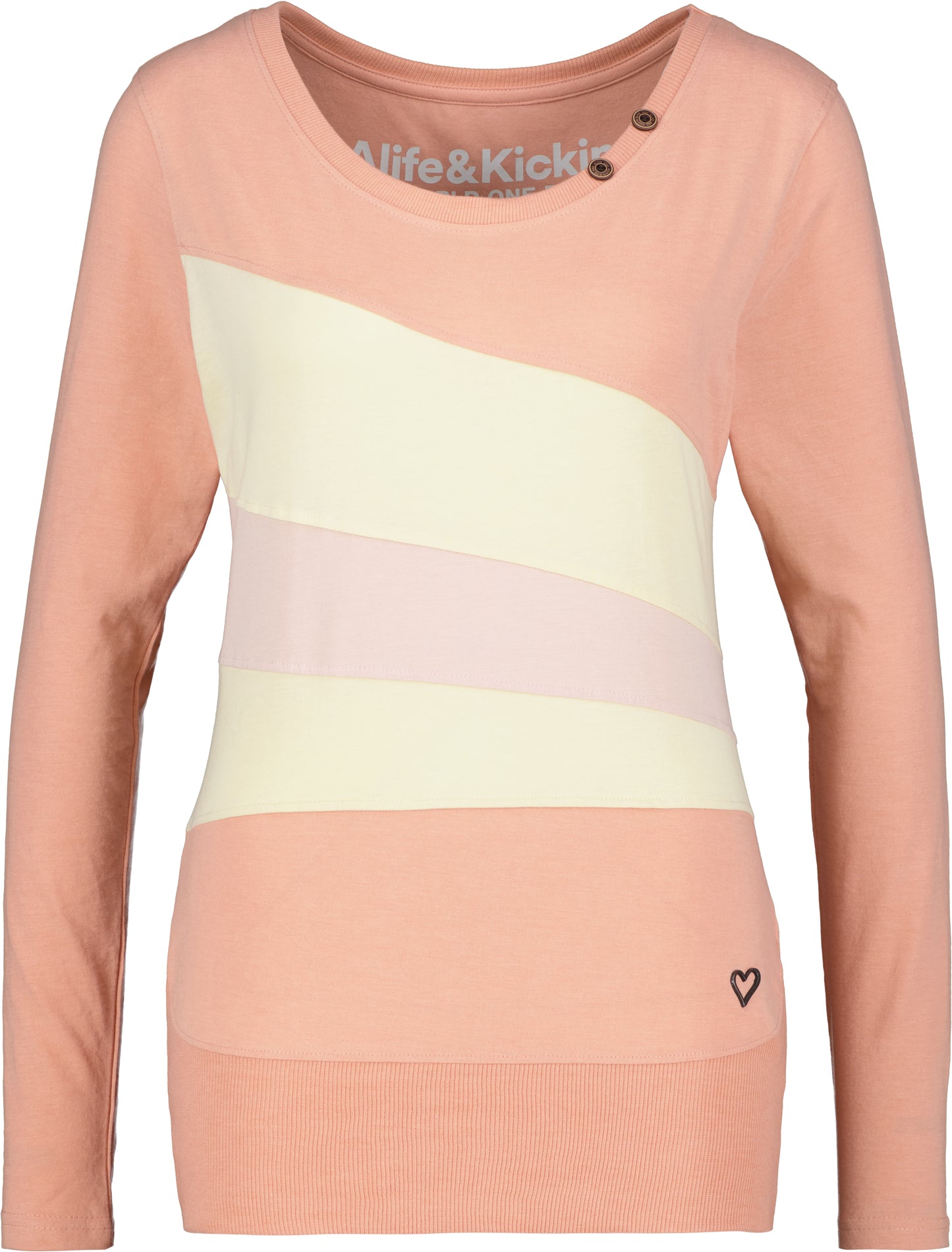 Damen Longsleeve CliaAK A Einzigartiges Design für Deinen Lifestyle Rosa