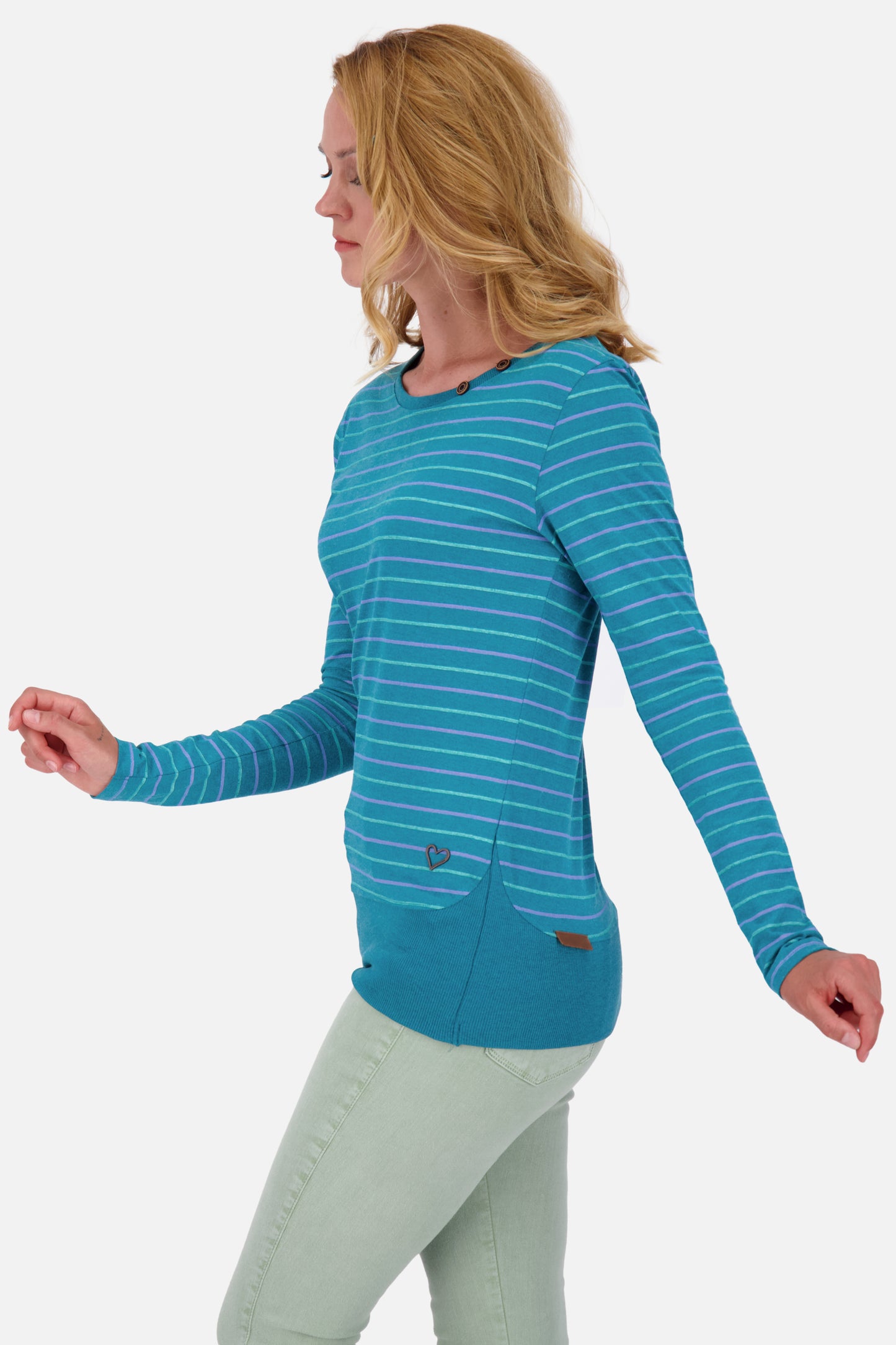 ConnyAK Z Longsleeve - Die perfekte Kombination aus Komfort und Streifen Dunkelgrün