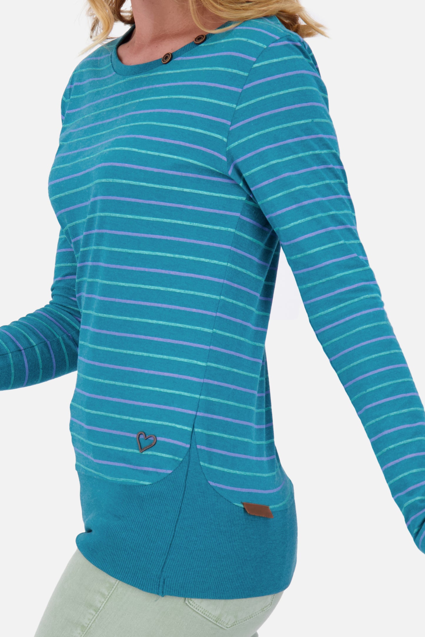 ConnyAK Z Longsleeve - Die perfekte Kombination aus Komfort und Streifen Dunkelgrün