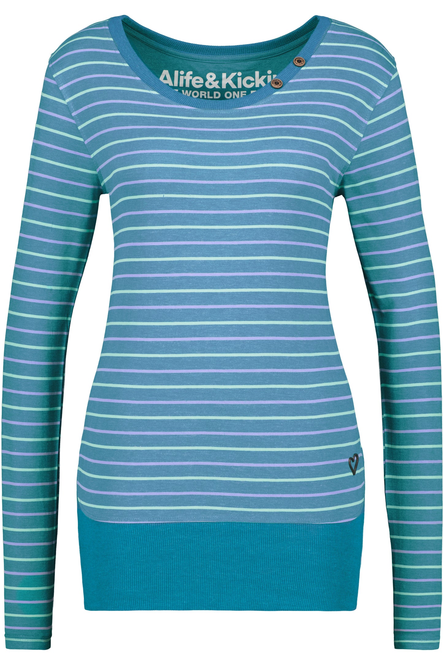 ConnyAK Z Longsleeve - Die perfekte Kombination aus Komfort und Streifen Dunkelgrün