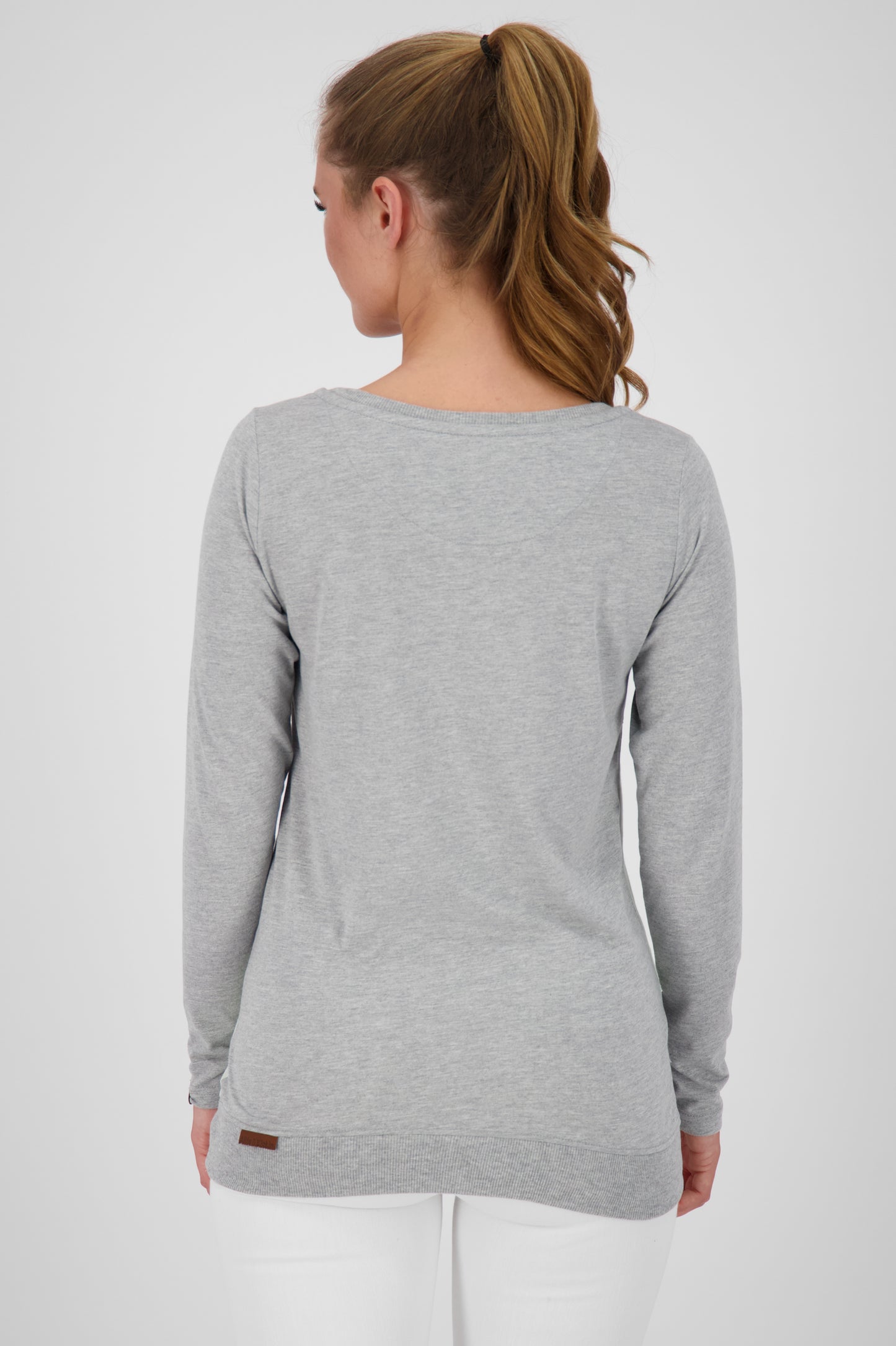 Stylish und bequem - Das Langarmshirt LenjaAK A für Damen Grau