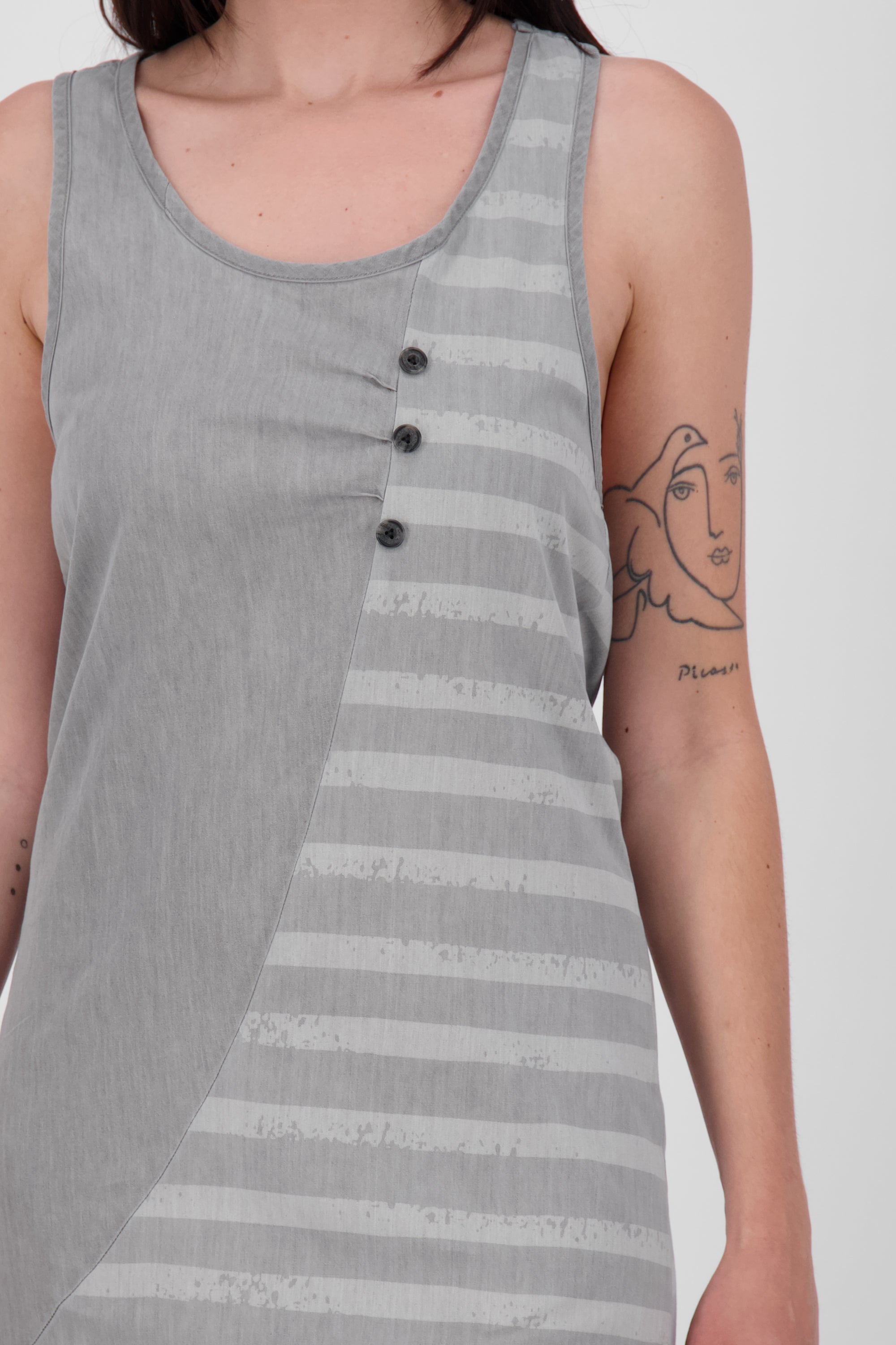 Sommerkleid CameAK B von Alife and Kickin - Lässiger Freizeit-Look Grau