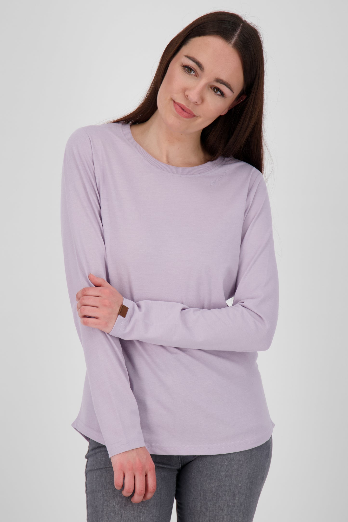 Unkompliziert und vielseitig - Longsleeve LeanaAK A für Damen Violett