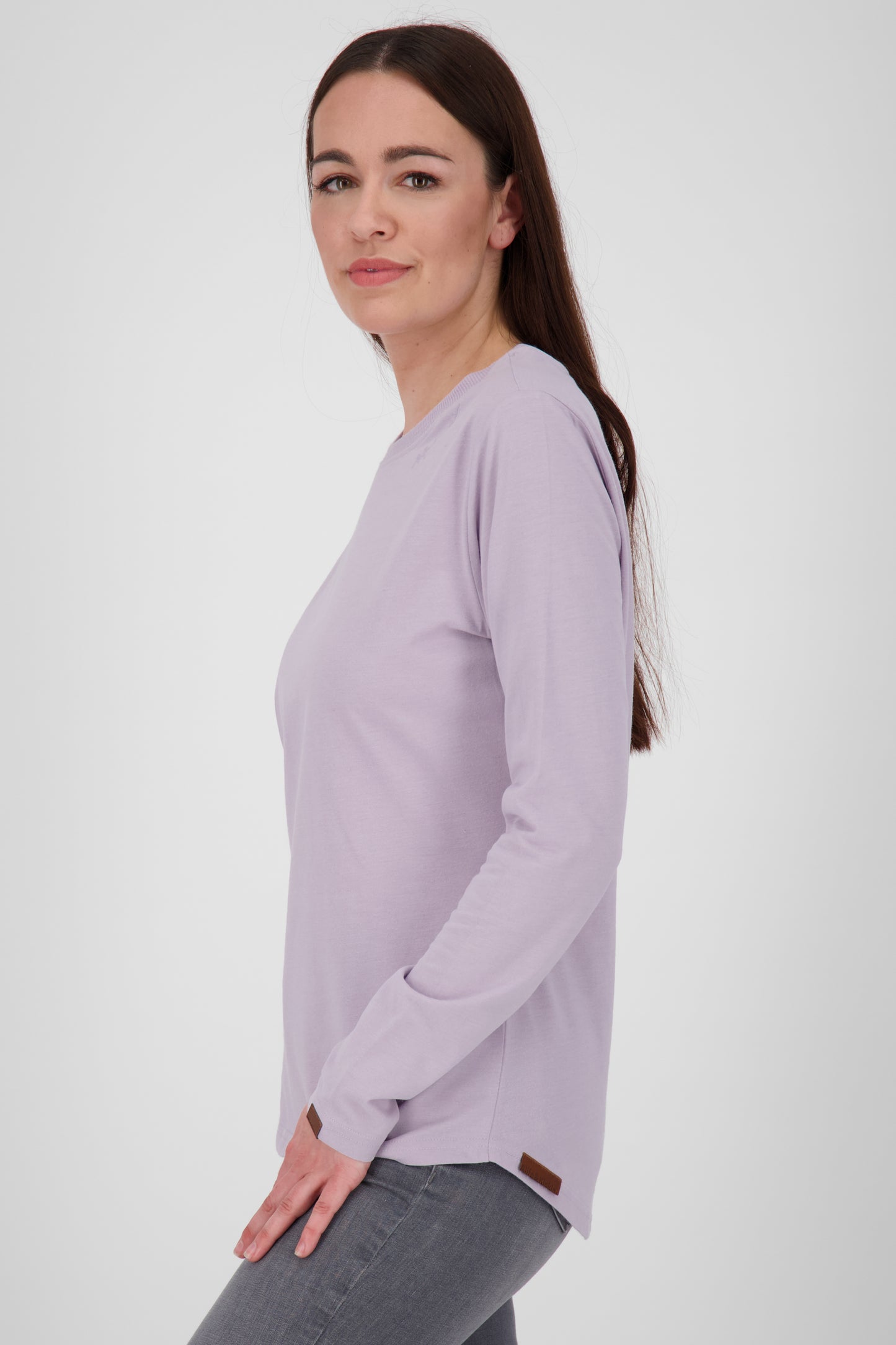 Unkompliziert und vielseitig - Longsleeve LeanaAK A für Damen Violett