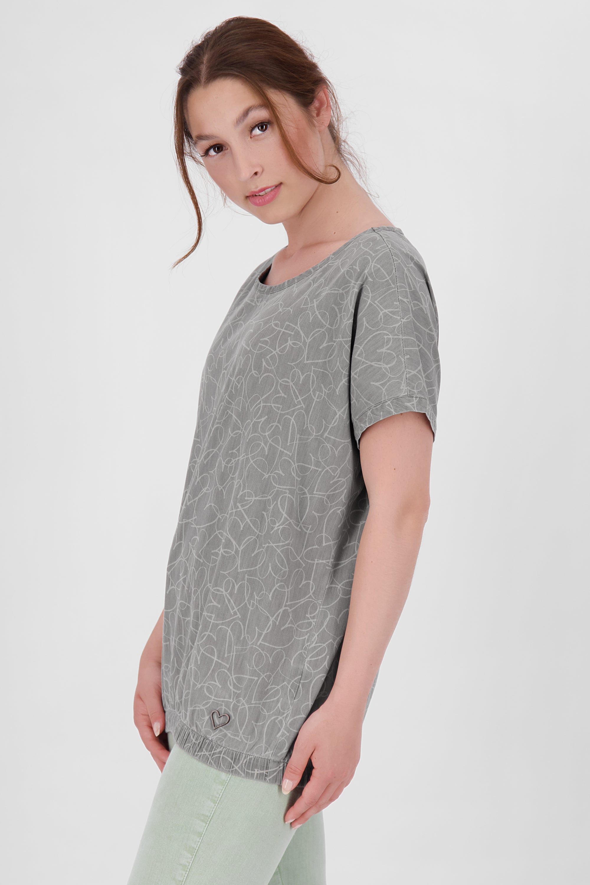 Trendiges SunoAK B T-Shirt für Damen - Betonte Schultern und angenehmes Tragegefühl Grau