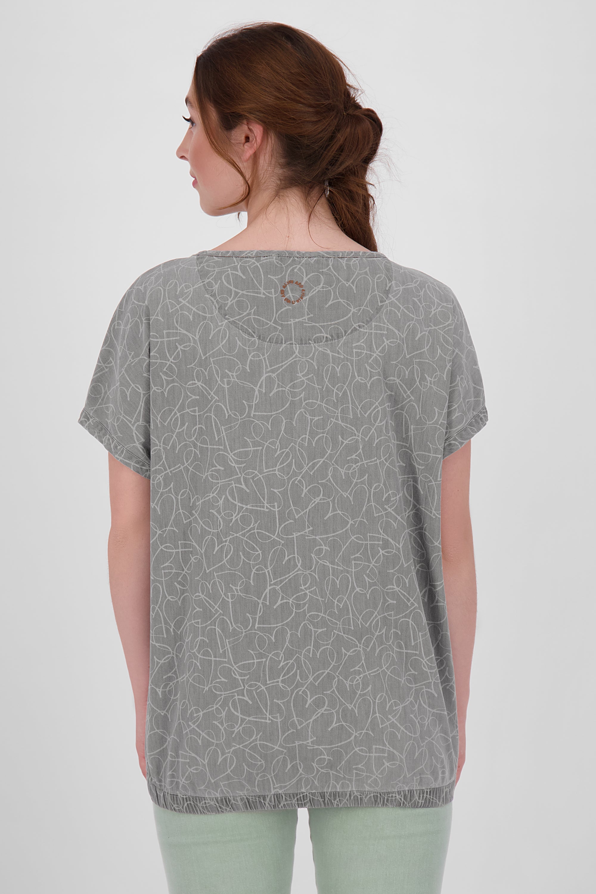 Trendiges SunoAK B T-Shirt für Damen - Betonte Schultern und angenehmes Tragegefühl Grau