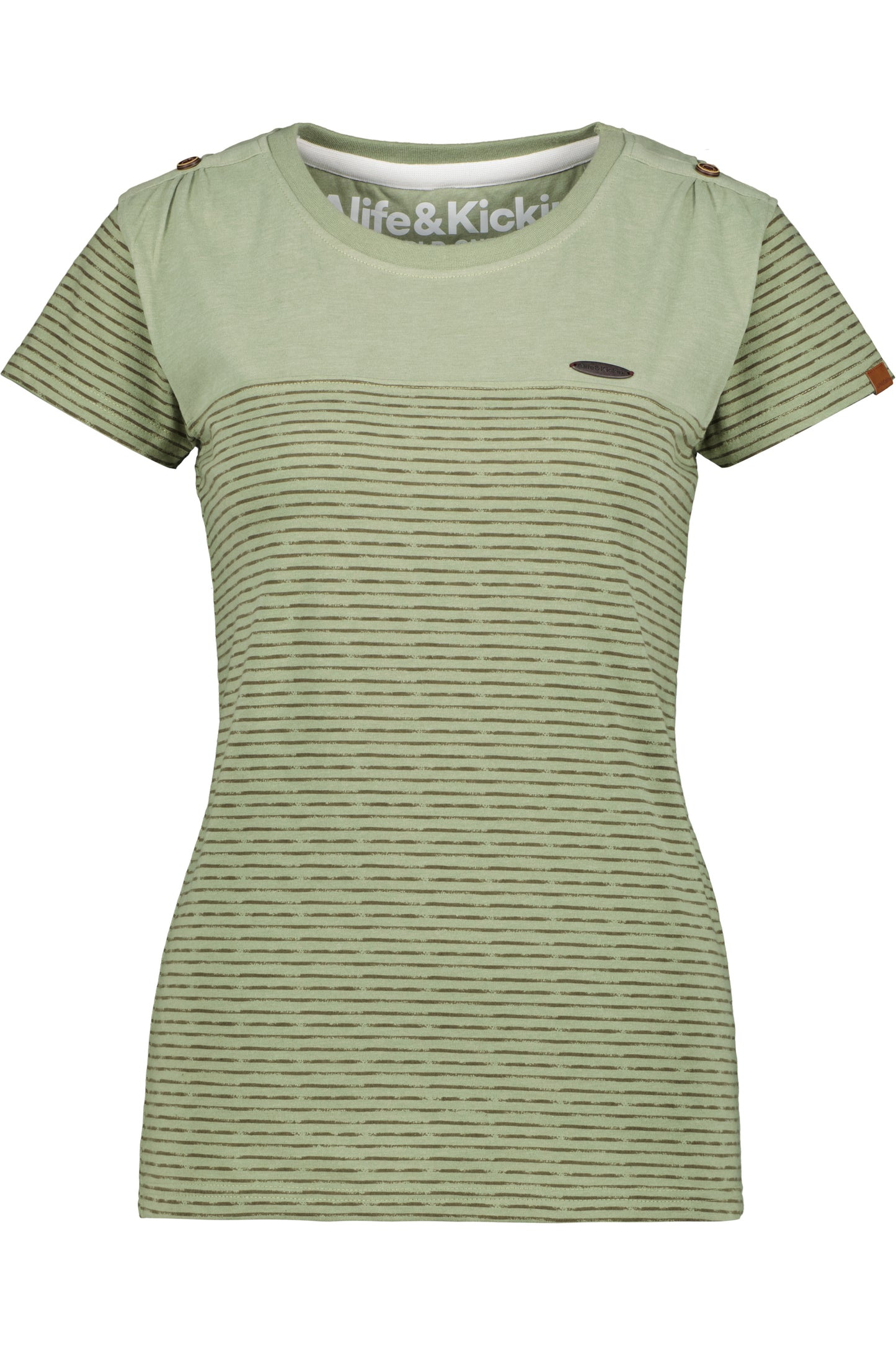 Stylisches Streifen-Shirt - LioAK Z von Alife and Kickin Grün