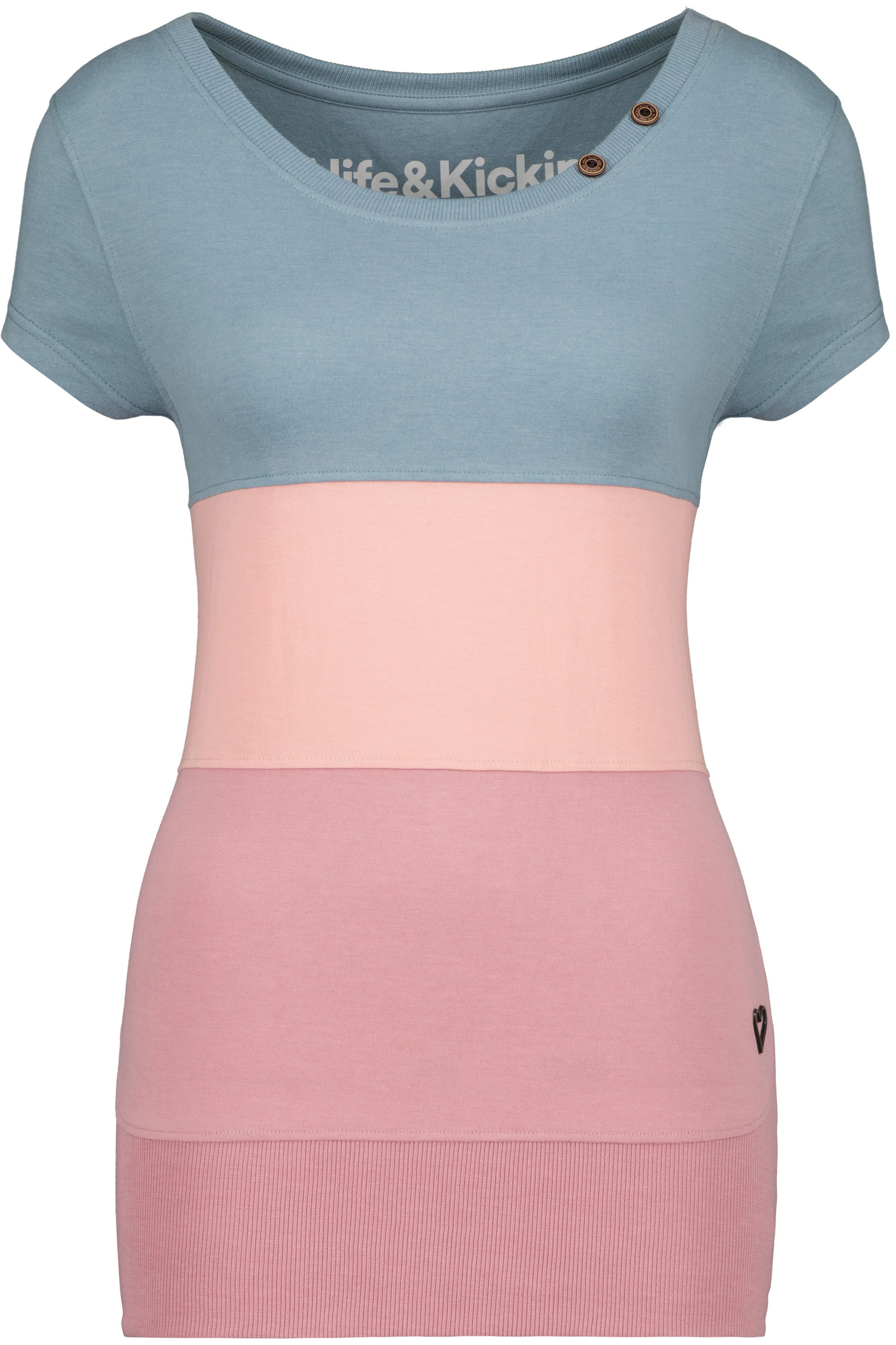 Figurbetontes Kurzarmshirt für Damen - CoriAK A Rosa