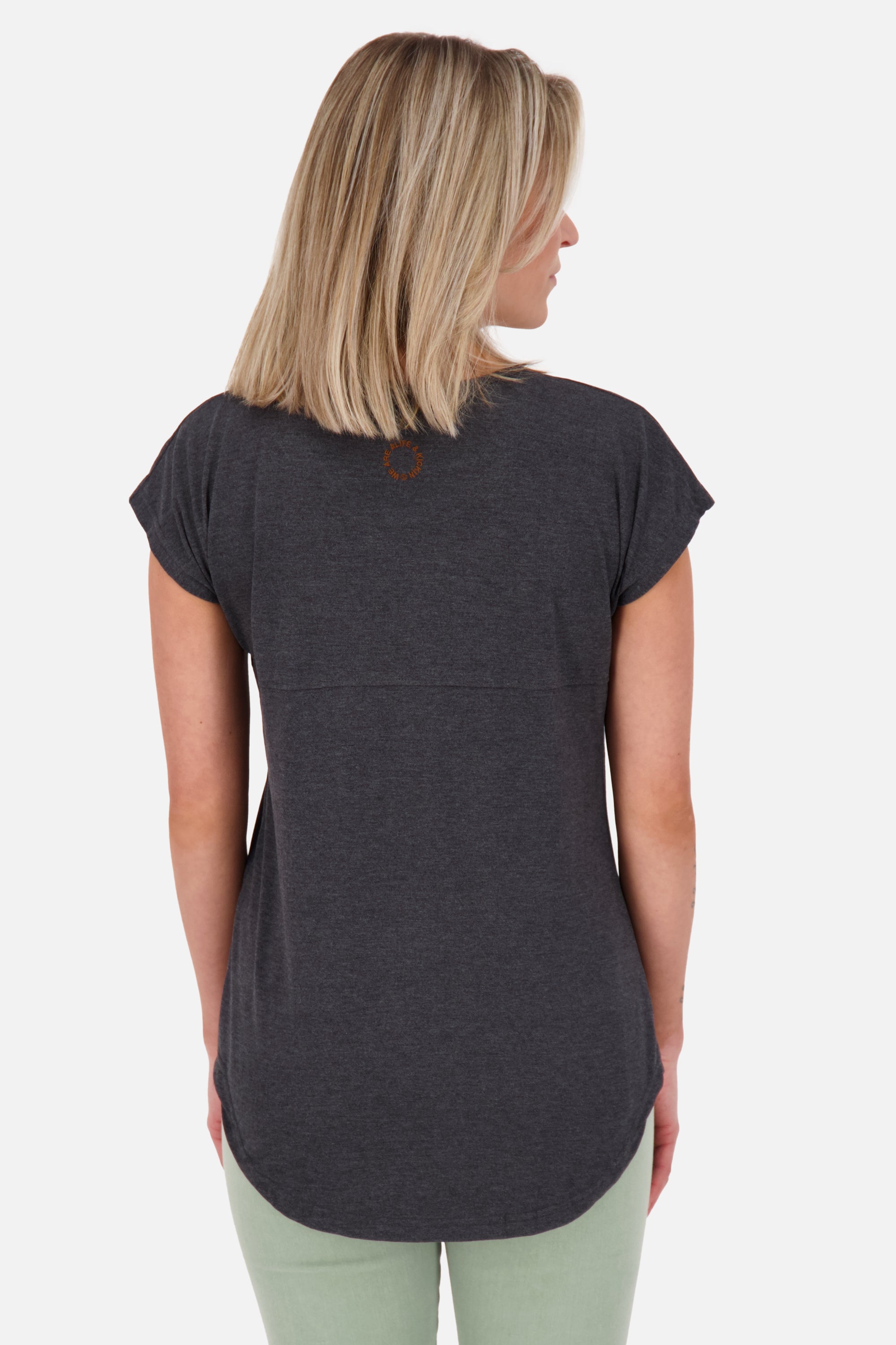 Bequemes Basic-Shirt für jeden Tag - ClarettaAK A Schwarz