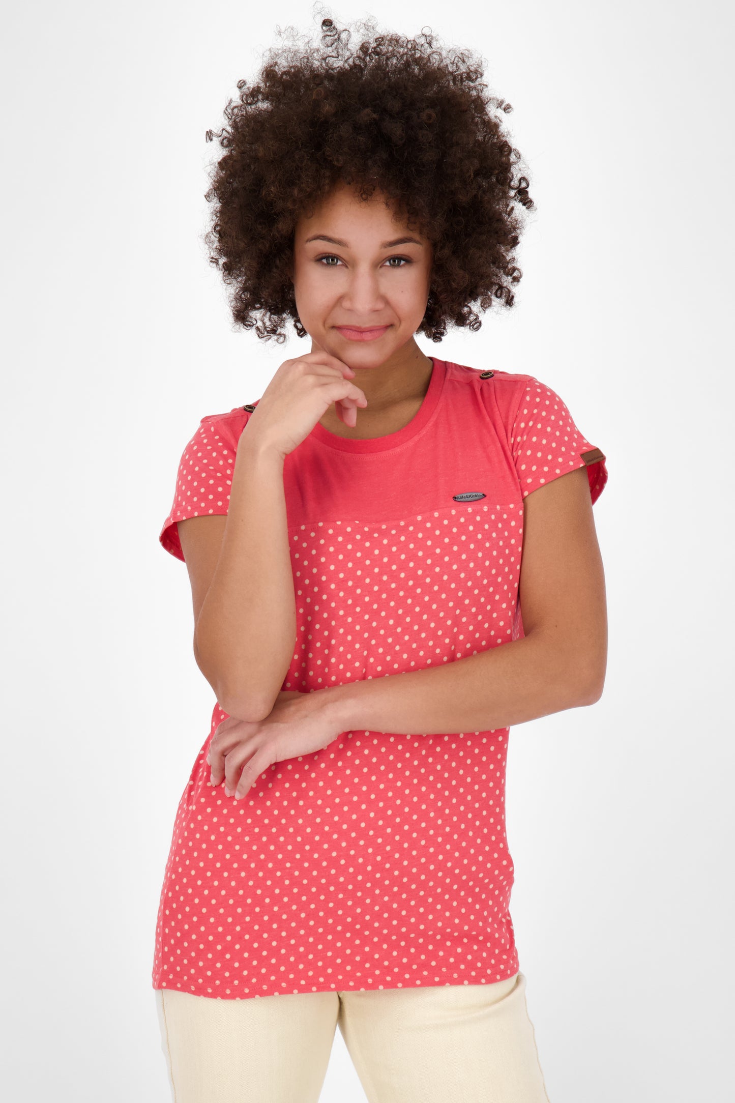 Sommer-Shirt für Damen LioAK B Rot