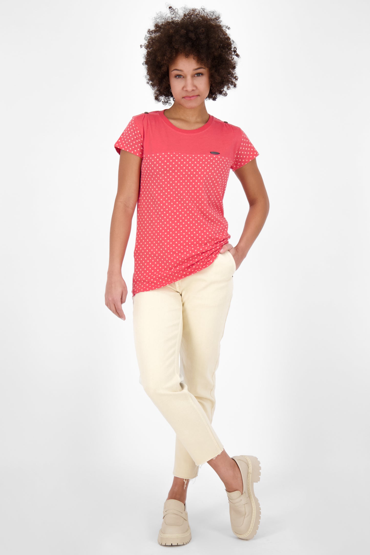 Sommer-Shirt für Damen LioAK B Rot