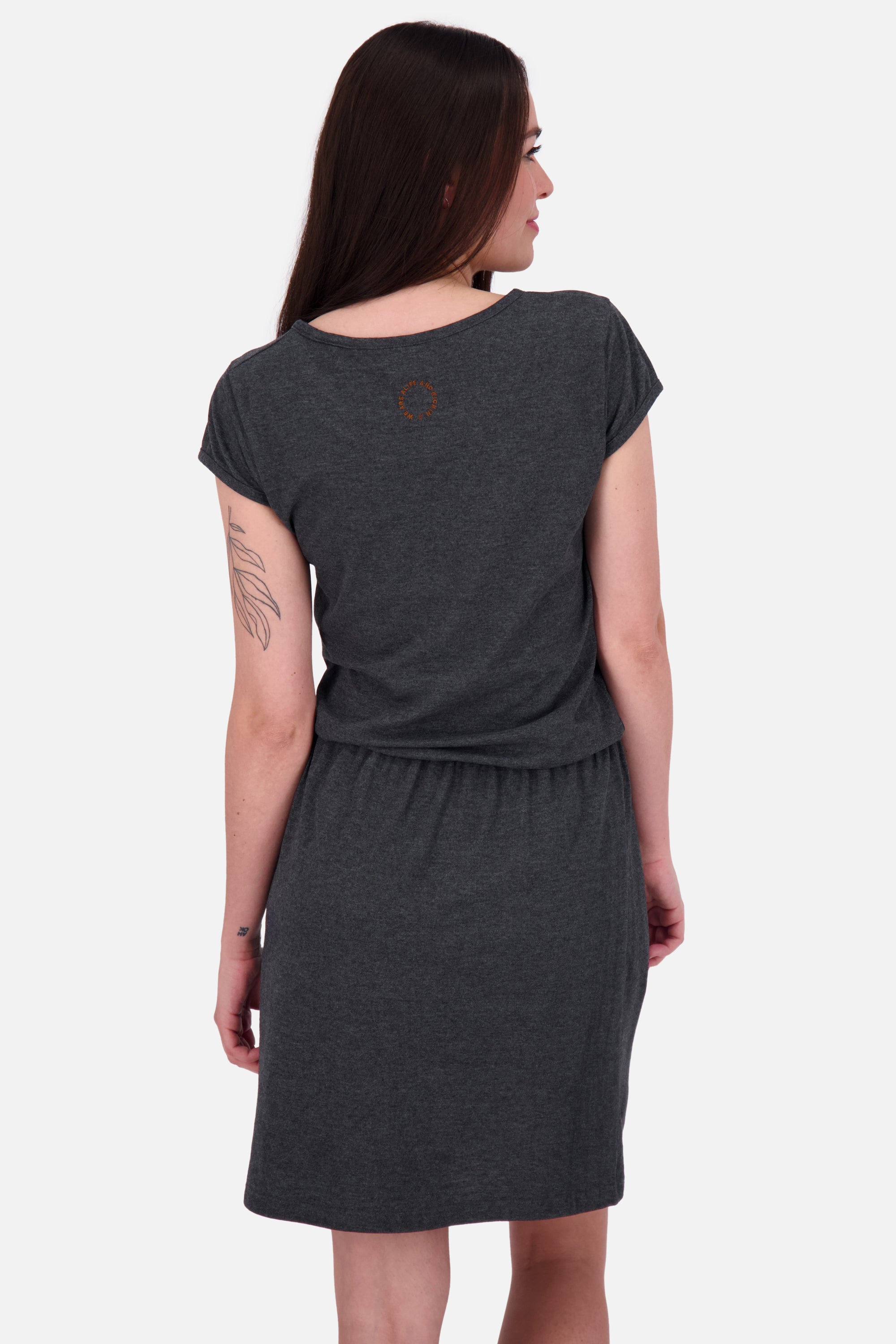 ShannaAK A Kleid Damen mit Gummizug Schwarz