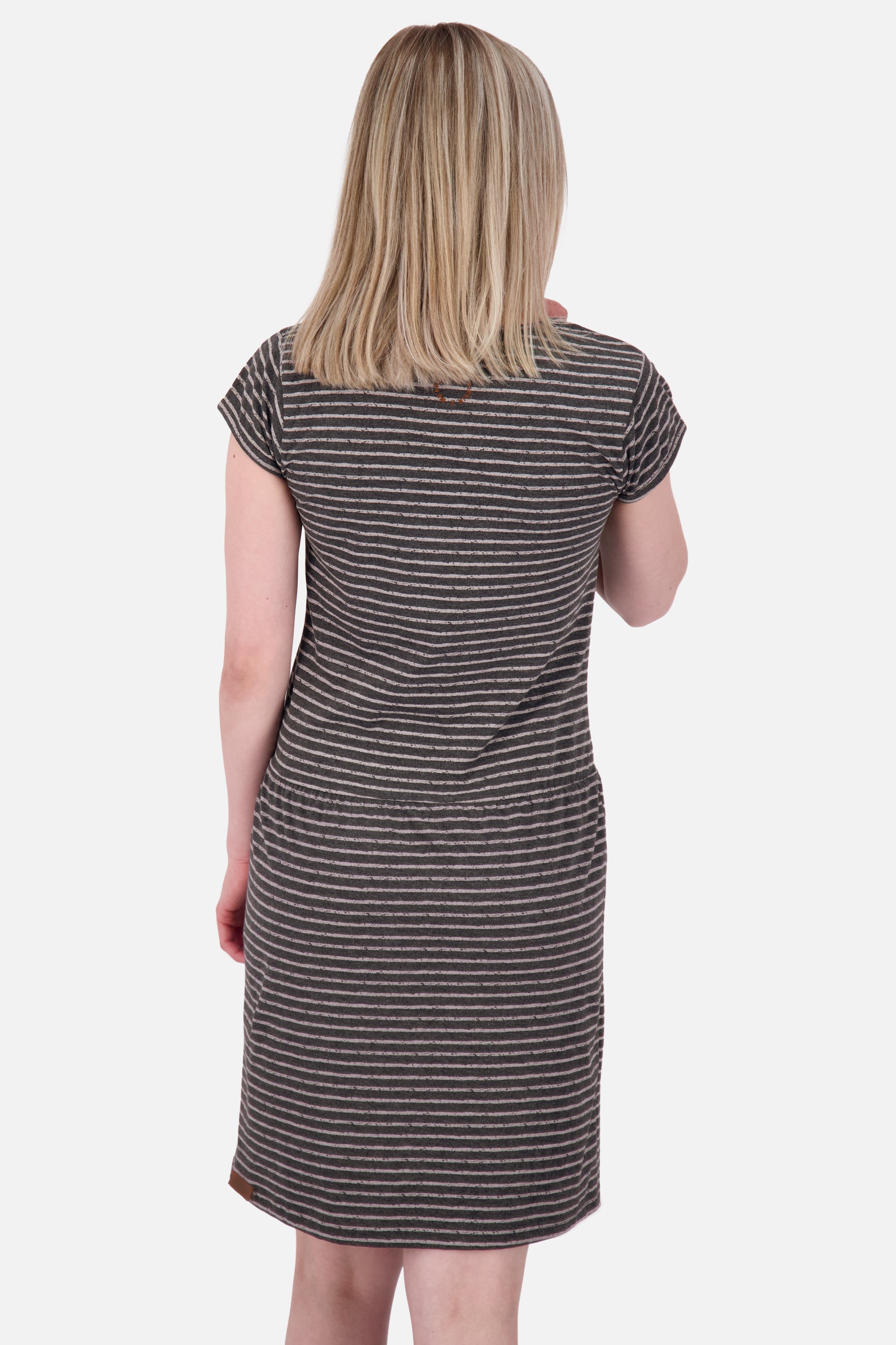 Damenkleid mit maritimen Streifen - ShannaAK Z von Alife and Kickin Schwarz