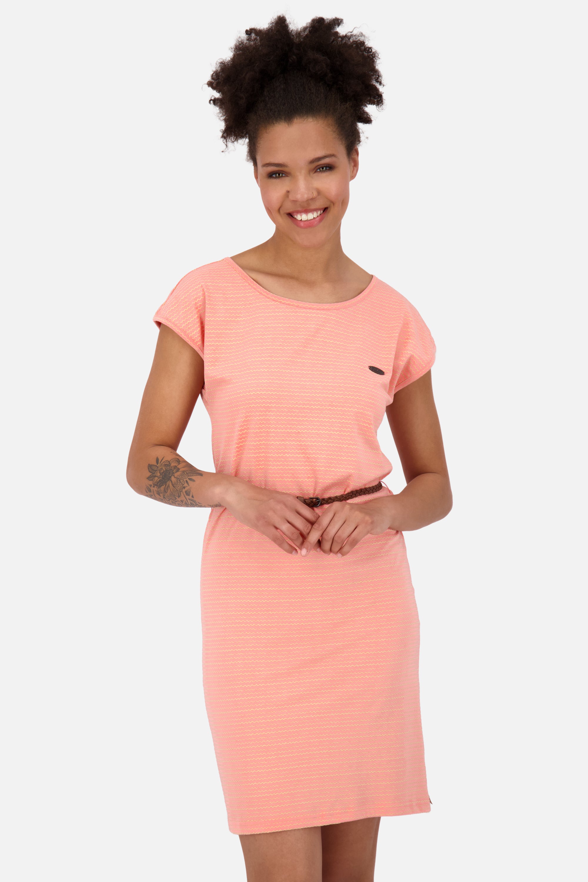 Alife and Kickin Jerseykleid ElliAK B für Damen - Gemütlich und stilvoll durch den Sommer Orange