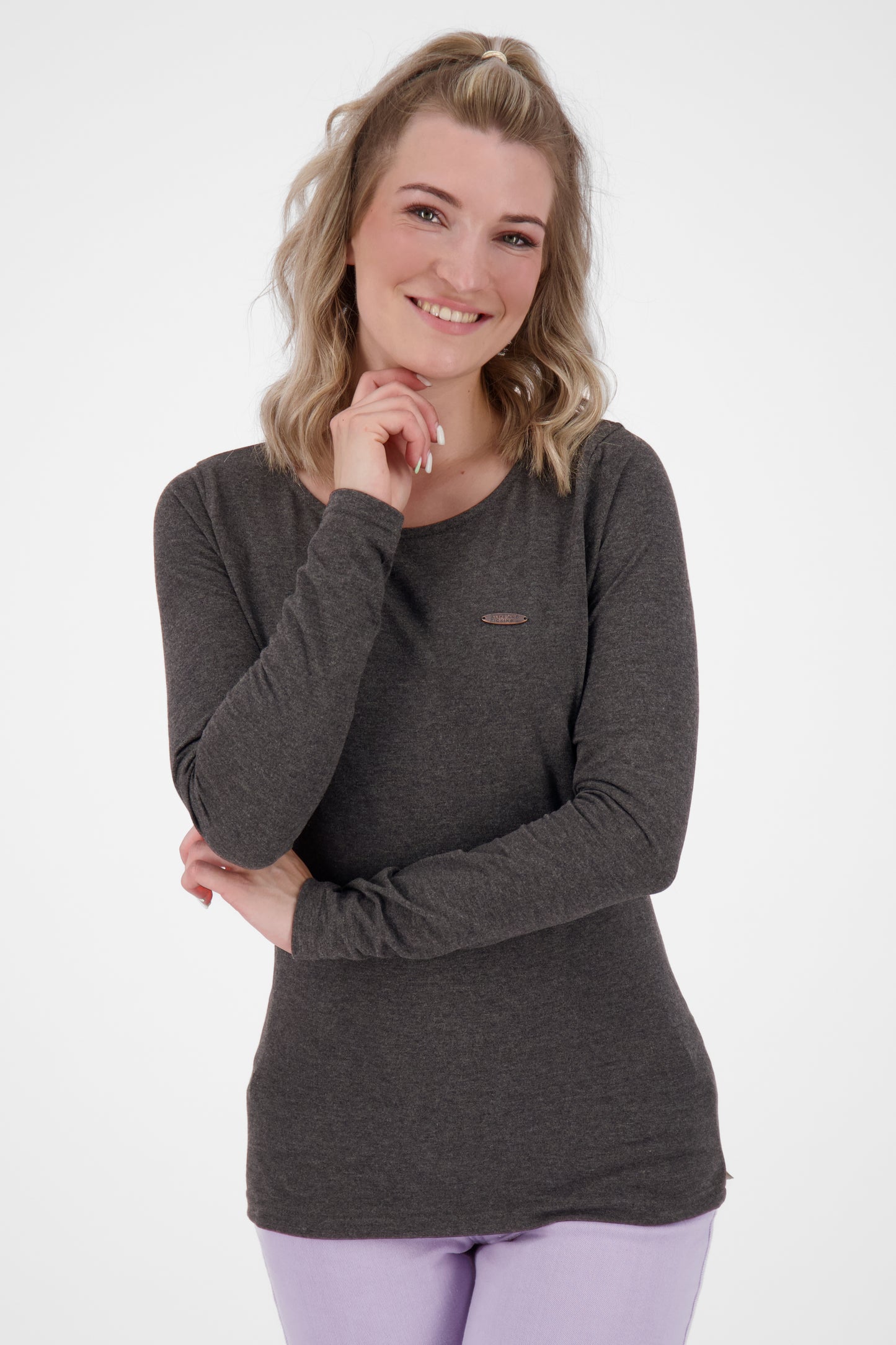 Lässig und bequem - SinaAK A Longsleeve für Damen Schwarz