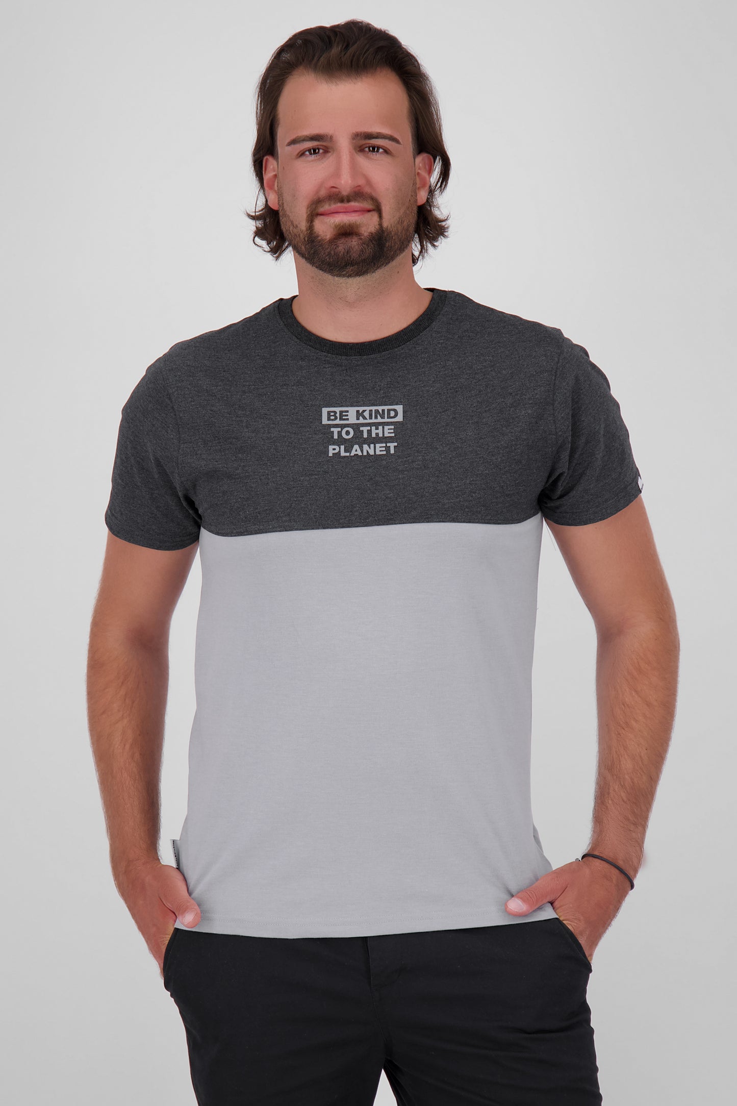 LeoAK: Trendiges Herren-T-Shirt für individuelle Styles Grau