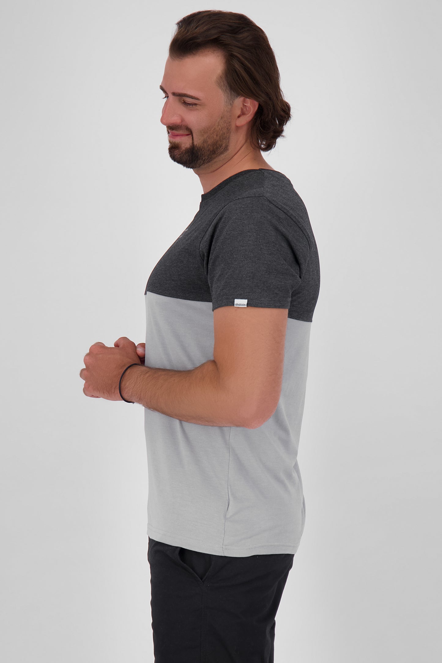 LeoAK: Trendiges Herren-T-Shirt für individuelle Styles Grau