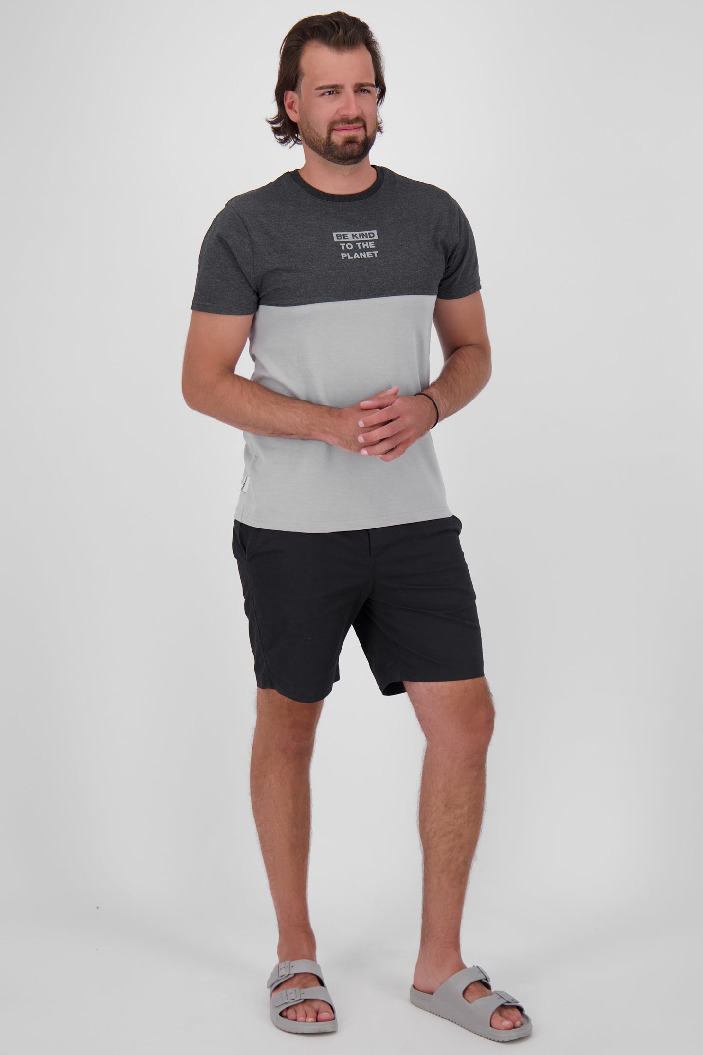 LeoAK: Trendiges Herren-T-Shirt für individuelle Styles Grau