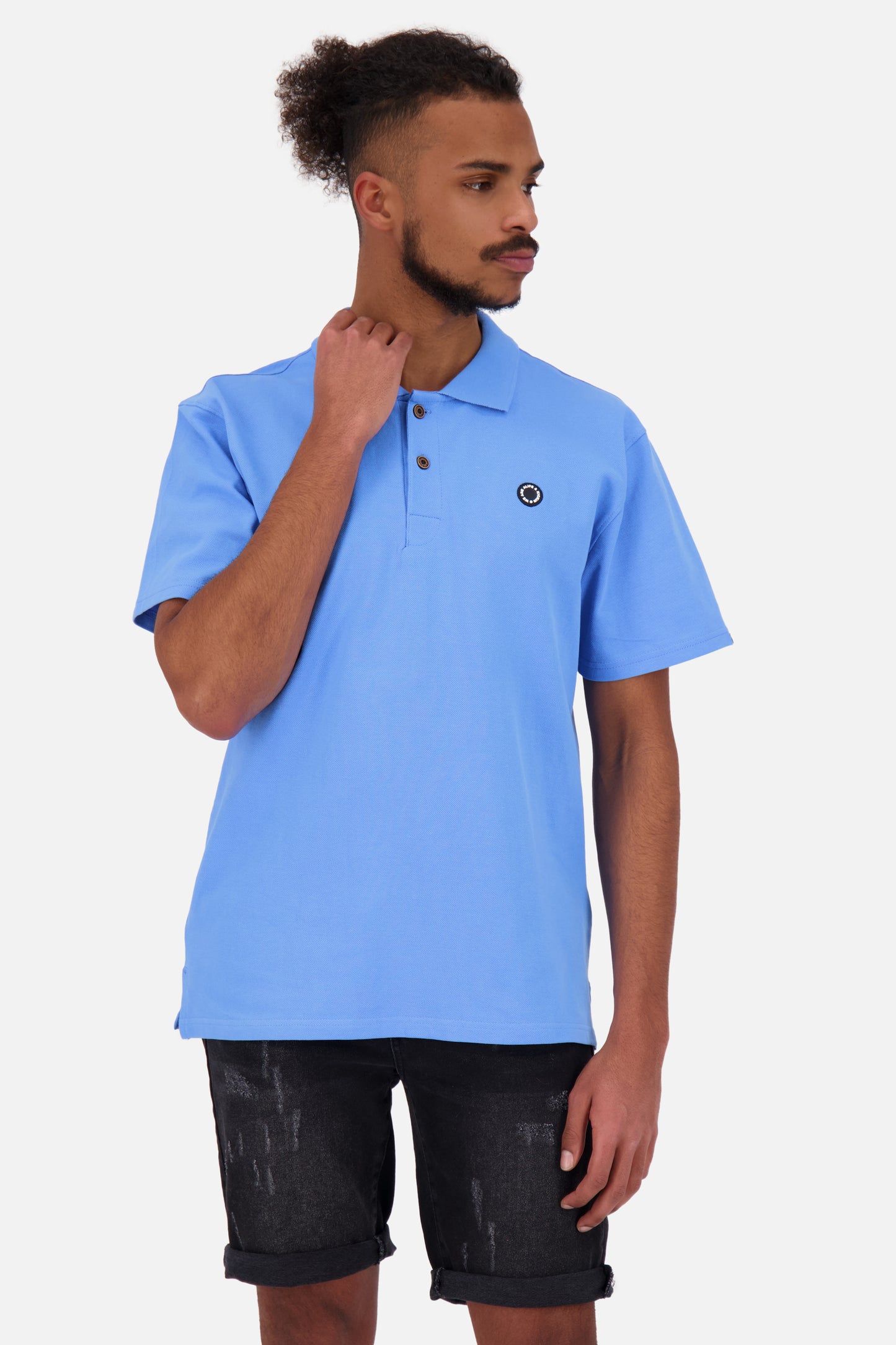 Minimalistisches Poloshirt für den Frühling PaulAK A Blau