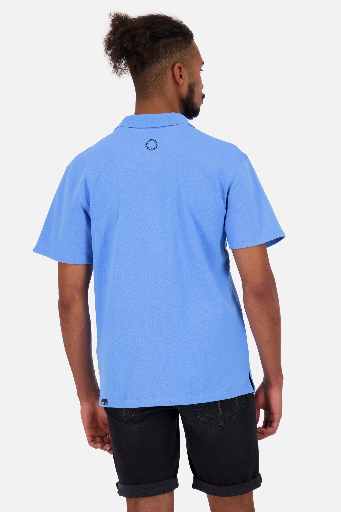 Minimalistisches Poloshirt für den Frühling PaulAK A Blau