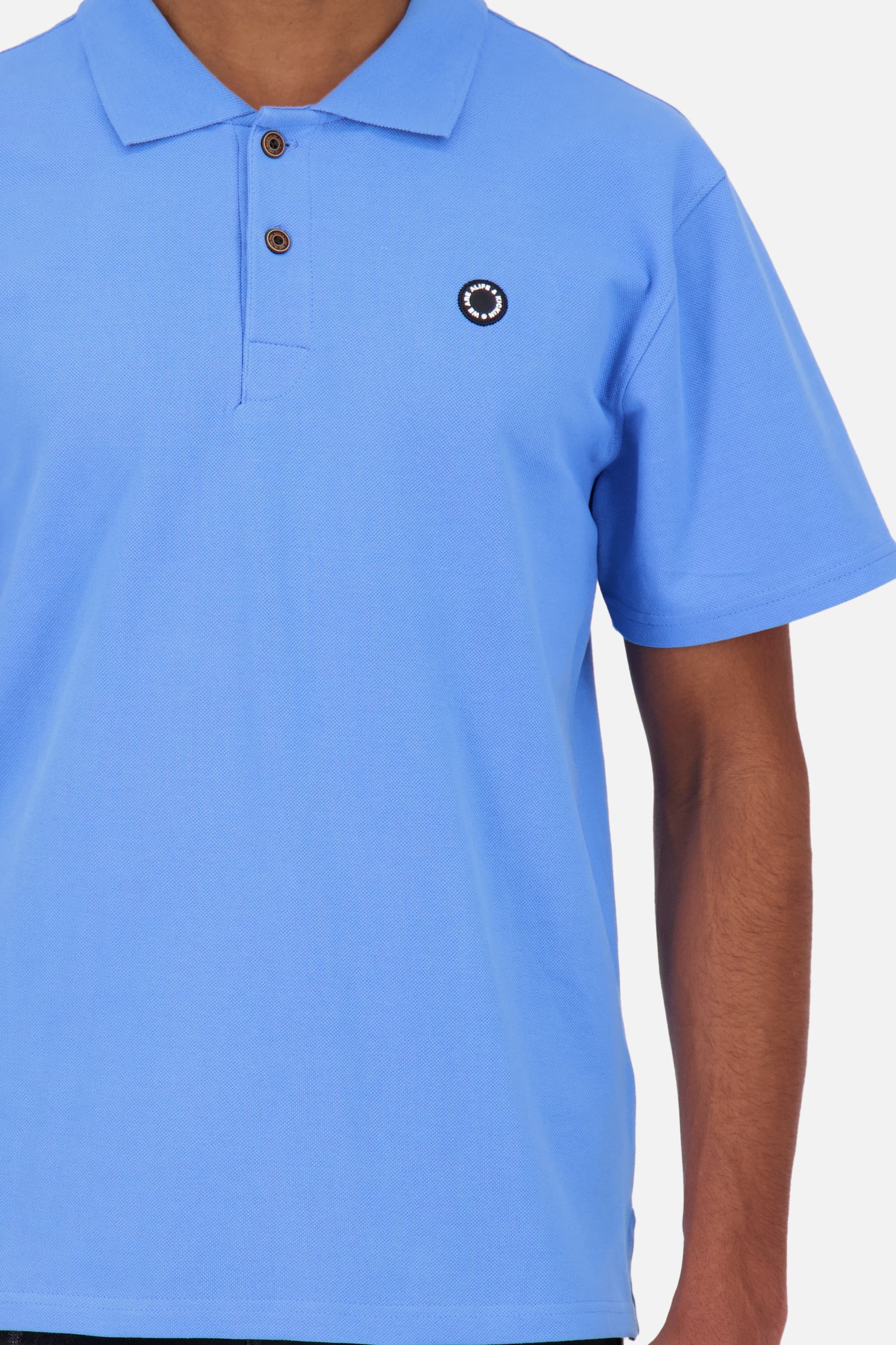 Minimalistisches Poloshirt für den Frühling PaulAK A Blau
