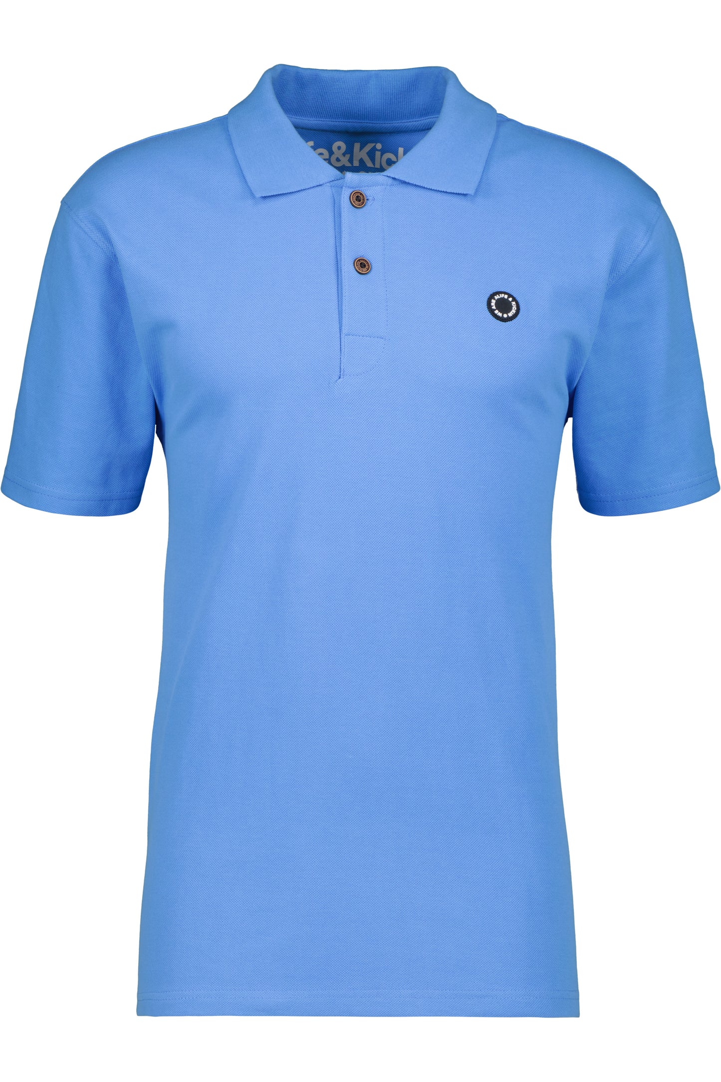Minimalistisches Poloshirt für den Frühling PaulAK A Blau