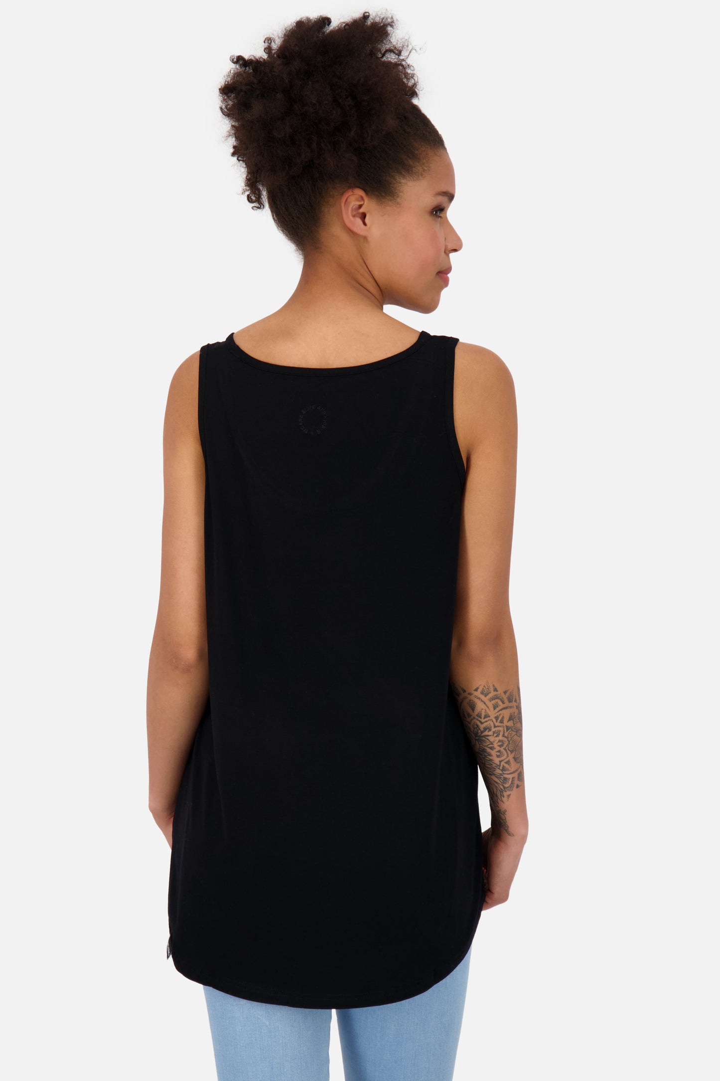Luftiges Sommershirt Damen für unbeschwerte Tage- MedinaAK A Schwarz