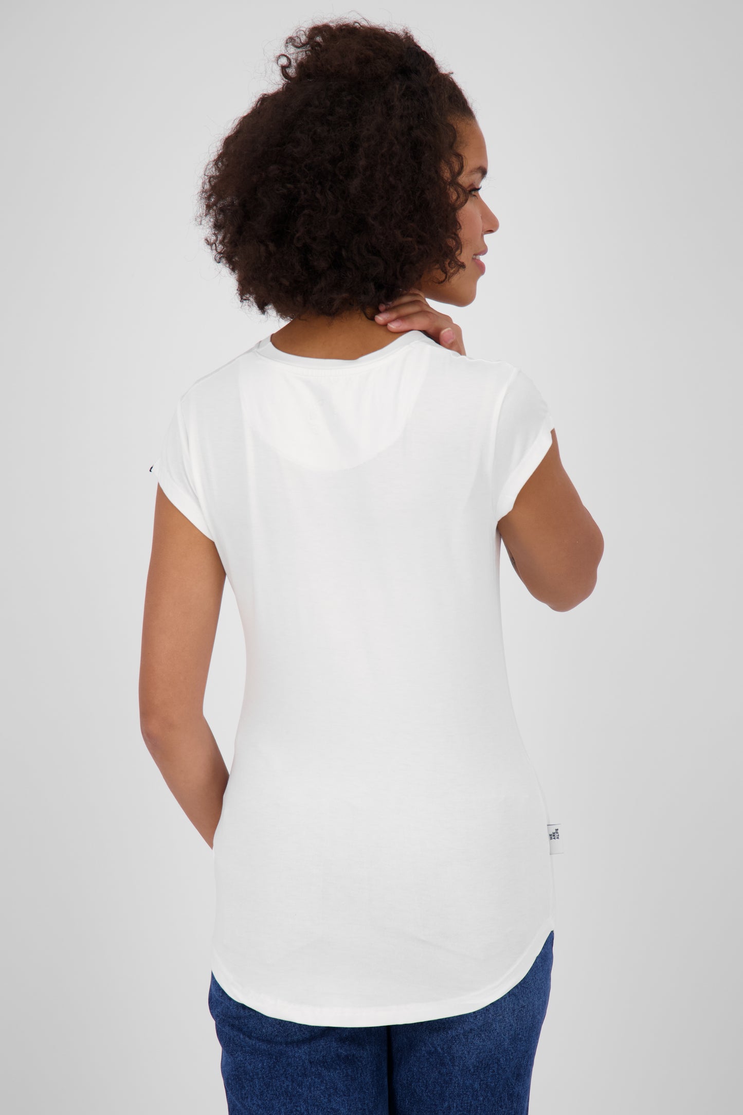Vielseitiges Basic-Shirt für stylische Outfits: MimmyAK A von Alife and Kickin Weiß