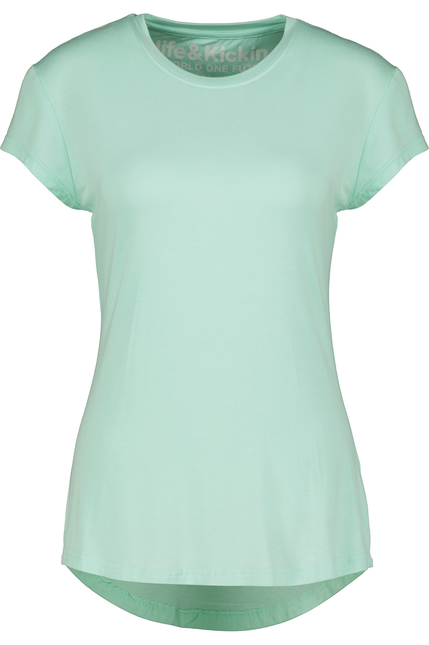 Vielseitiges Basic-Shirt für stylische Outfits: MimmyAK A von Alife and Kickin Hellgrün
