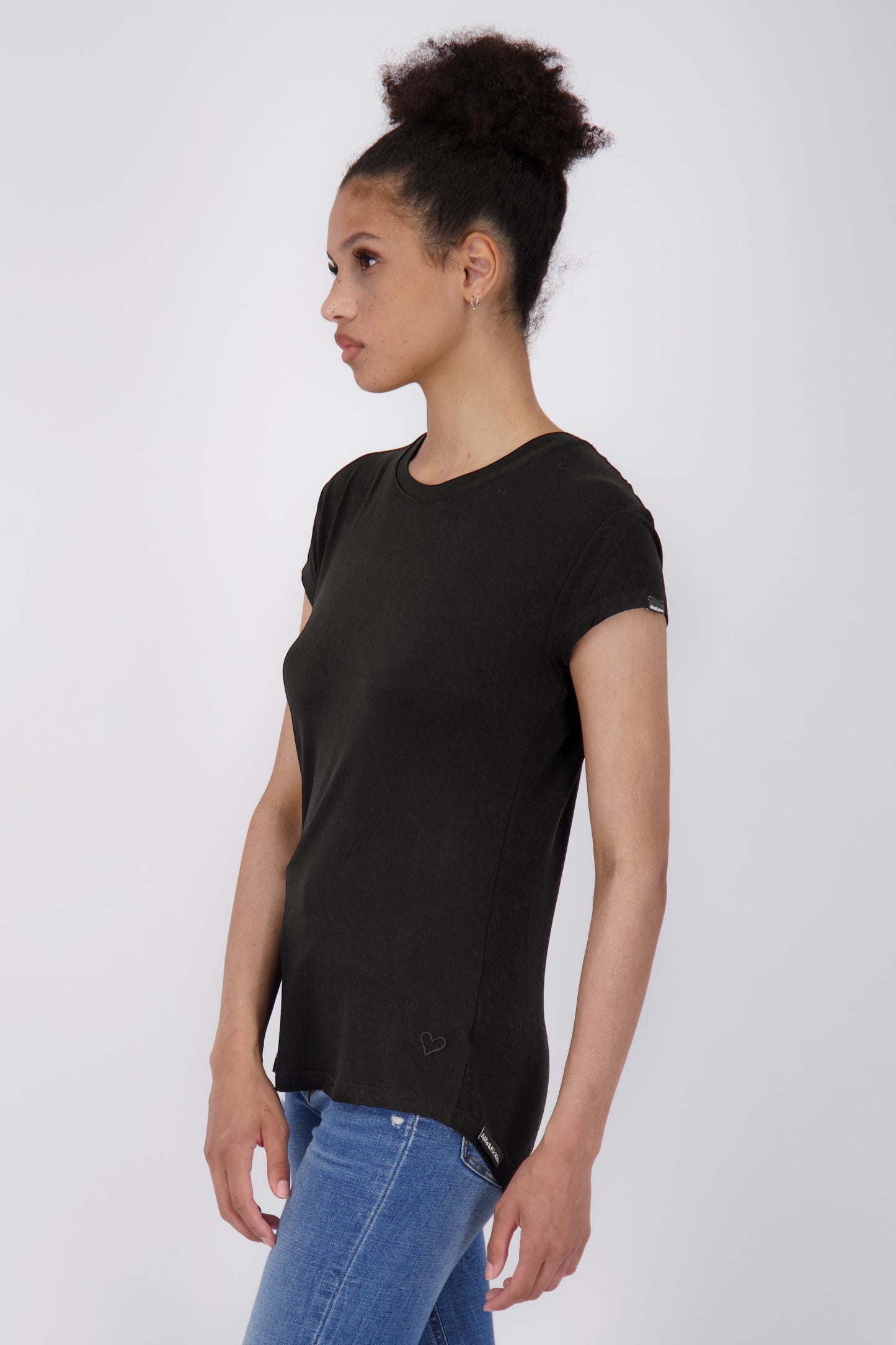 Vielseitiges Basic-Shirt für stylische Outfits: MimmyAK A von Alife and Kickin Schwarz