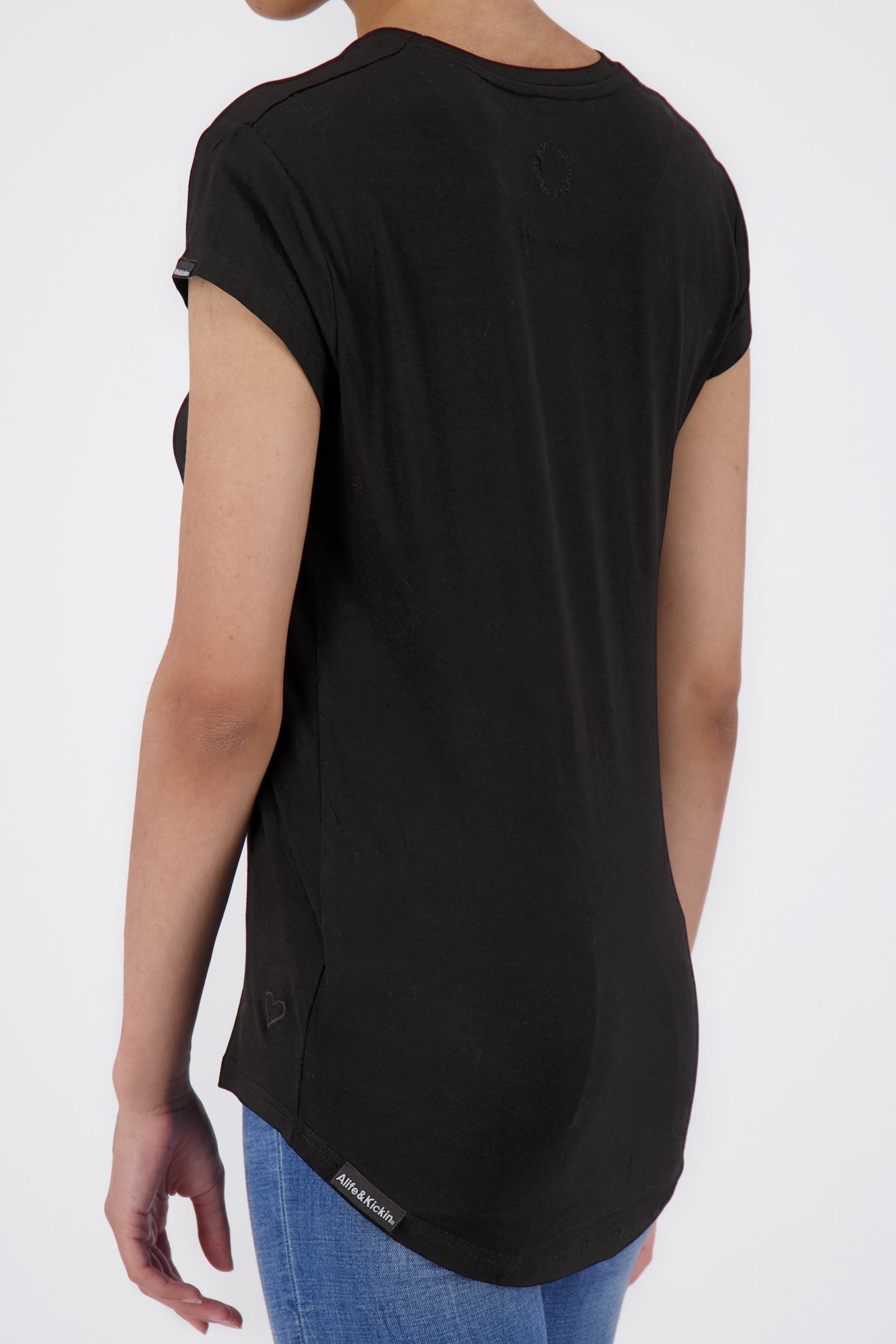 Vielseitiges Basic-Shirt für stylische Outfits: MimmyAK A von Alife and Kickin Schwarz