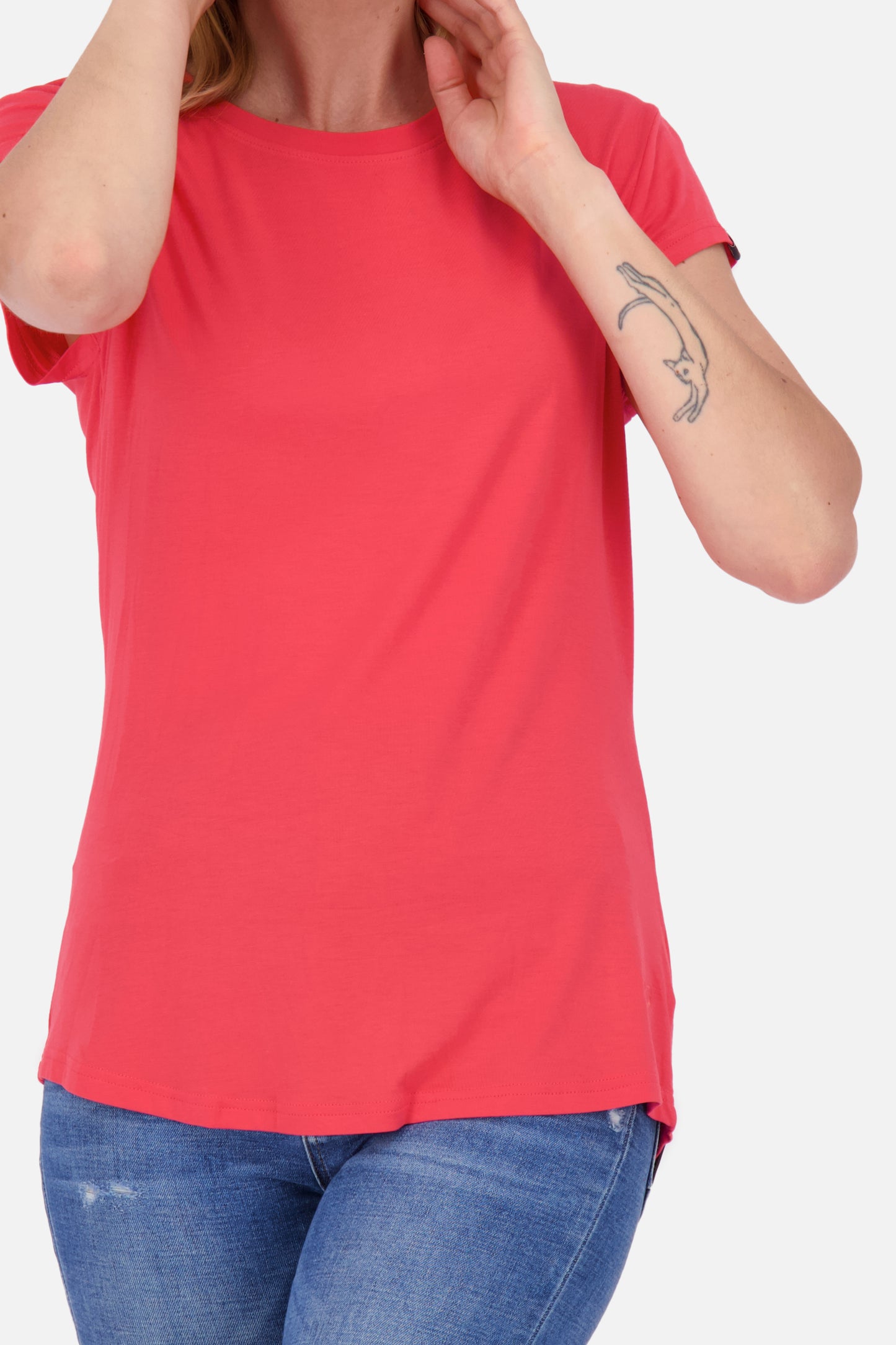 T-Shirt MimmyAK A für Damen - Stilvoll kombinierbar und angenehm zu tragen Rot