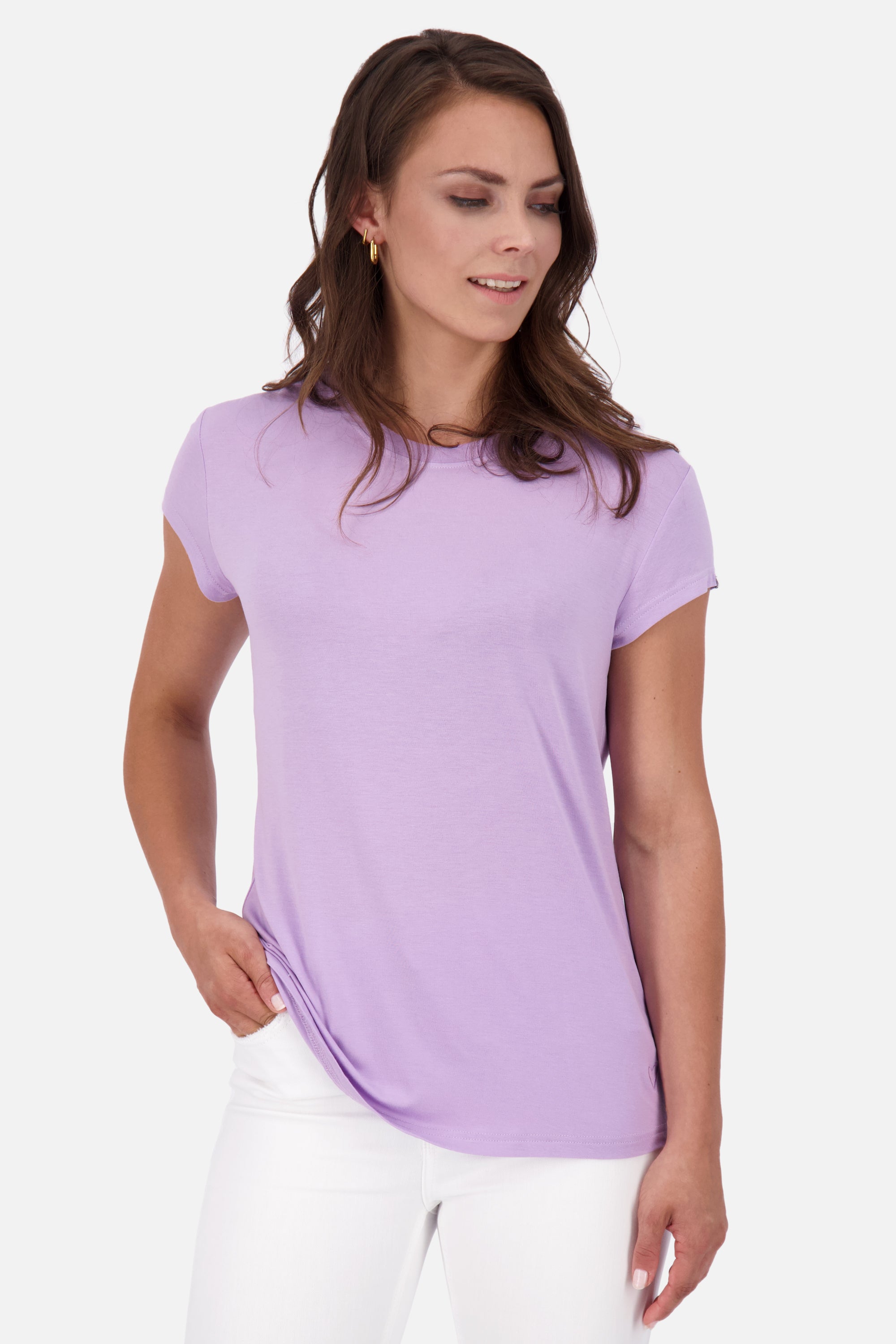 T-Shirt MimmyAK A für Damen - Stilvoll kombinierbar und angenehm zu tragen Violett