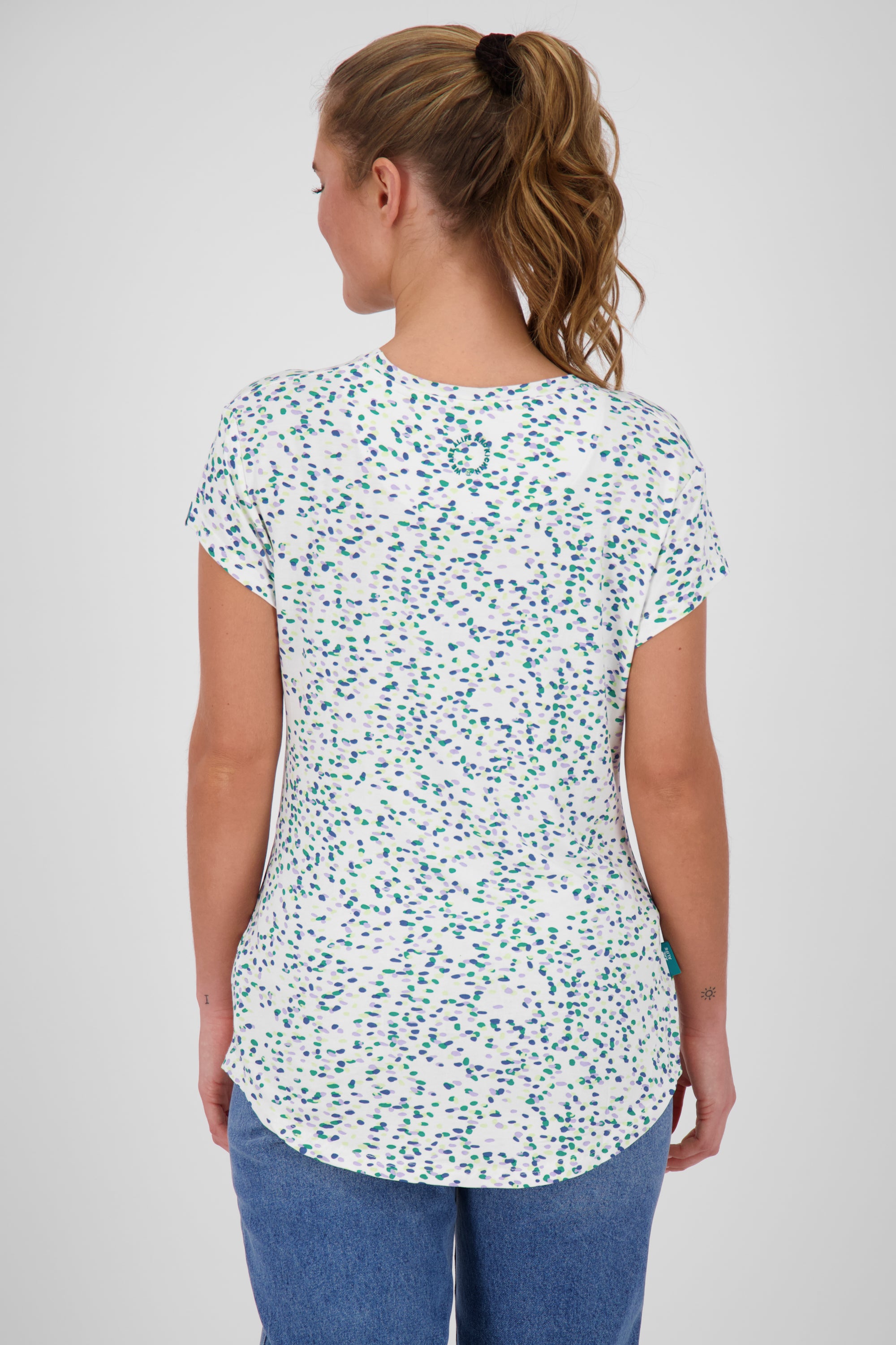 T-Shirt MimmyAK B für Damen - Leicht fließend und angenehm zu tragen Weiß