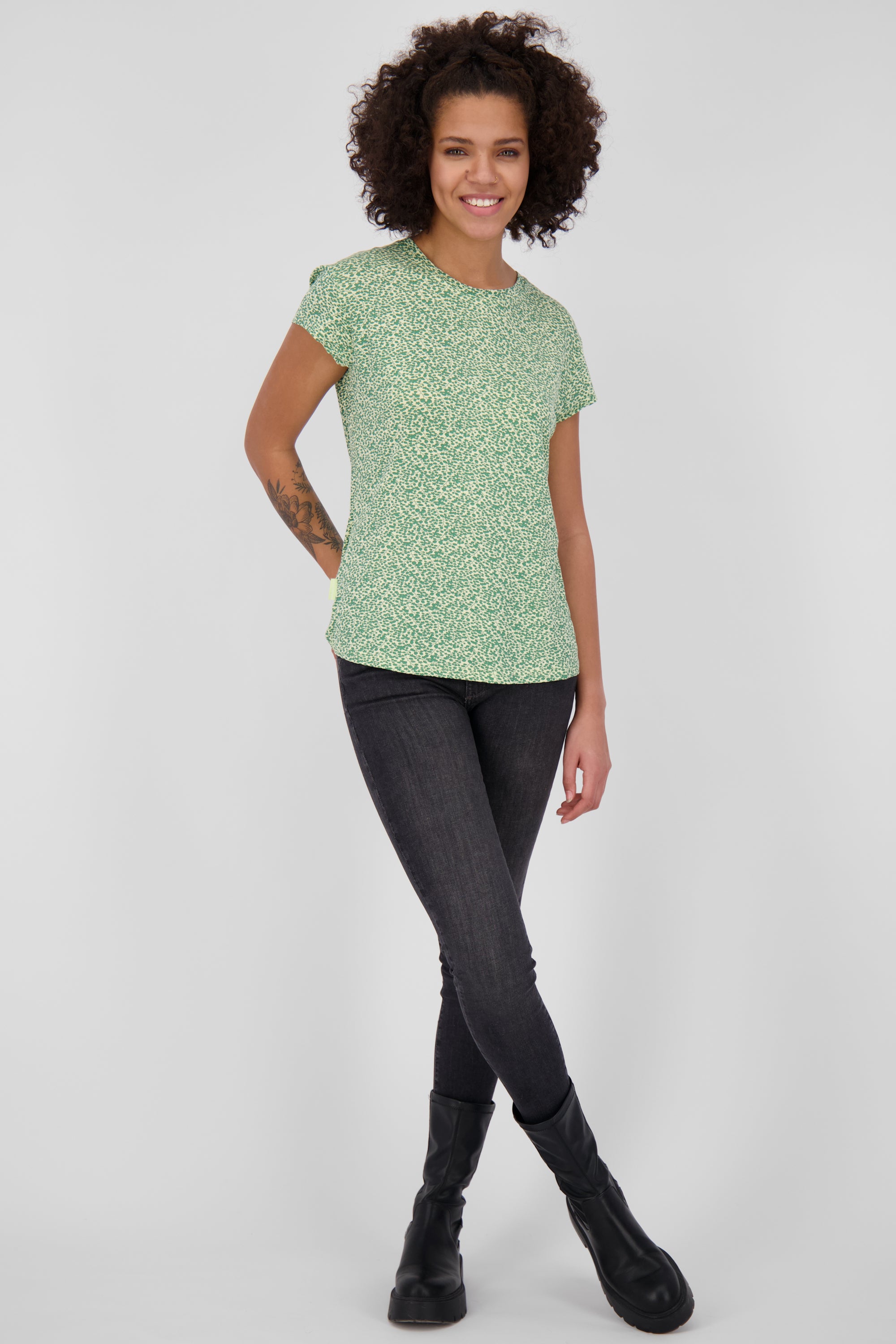 T-Shirt MimmyAK B für Damen - Leicht fließend und angenehm zu tragen Hellgrün