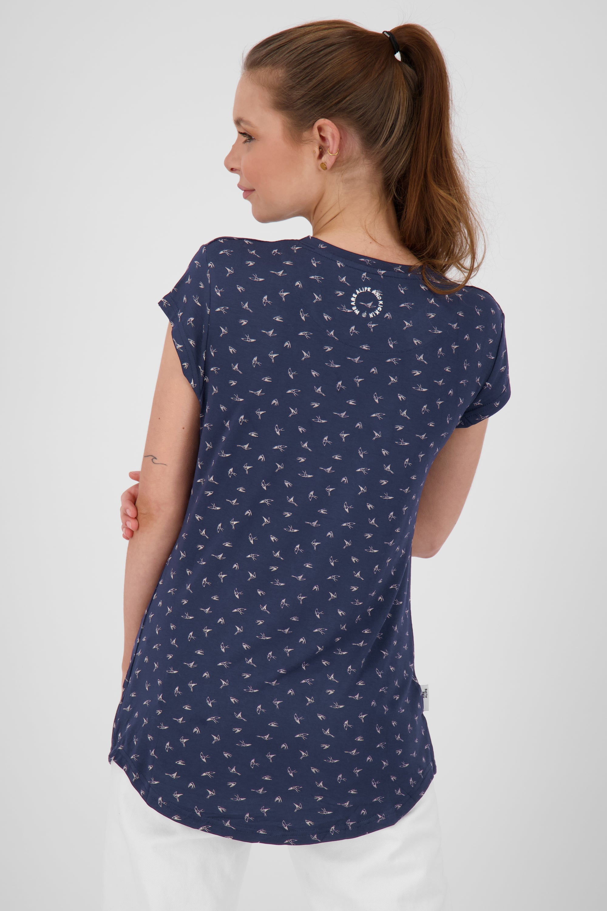 T-Shirt MimmyAK B für Damen - Leicht fließend und angenehm zu tragen Dunkelblau