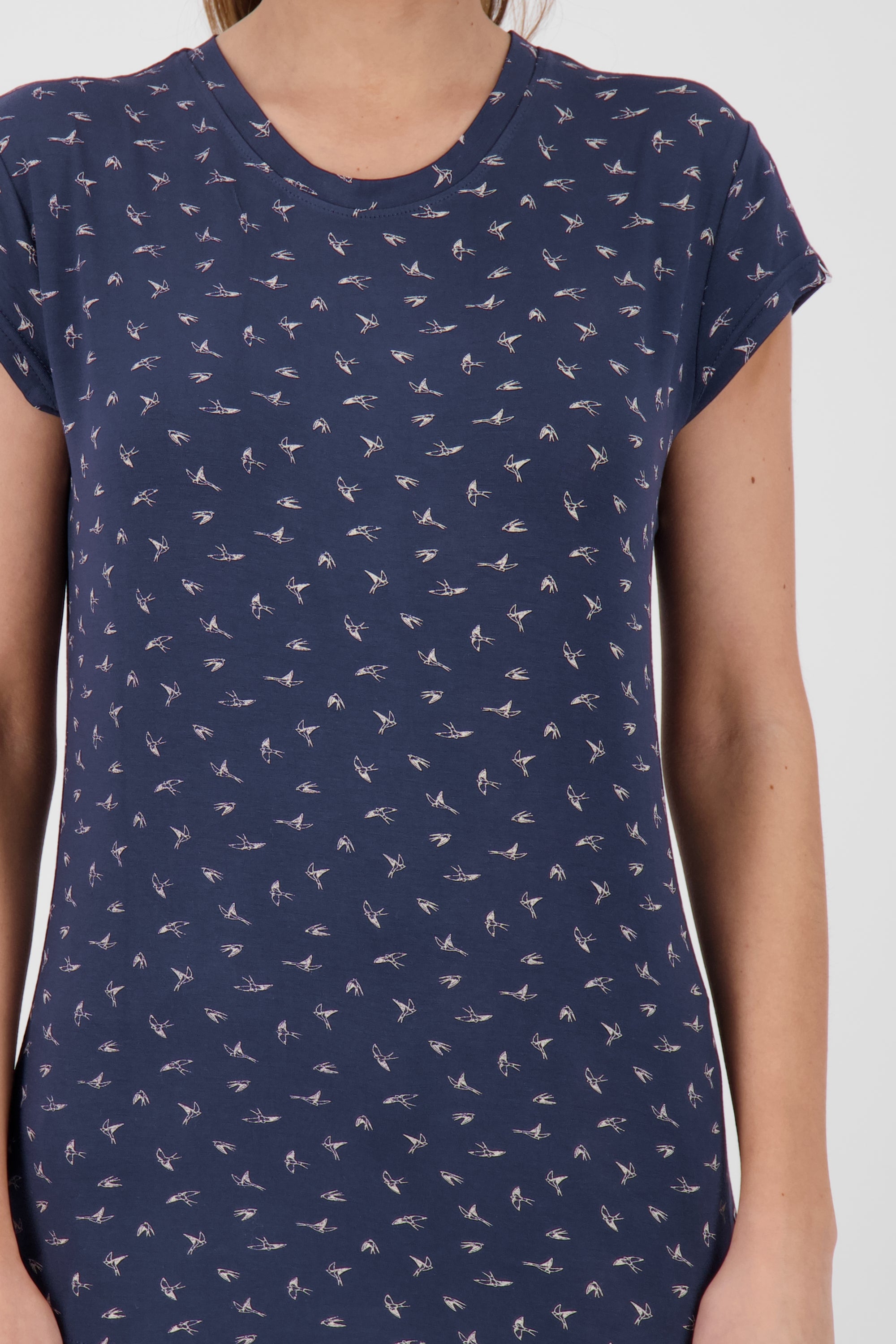 T-Shirt MimmyAK B für Damen - Leicht fließend und angenehm zu tragen Dunkelblau