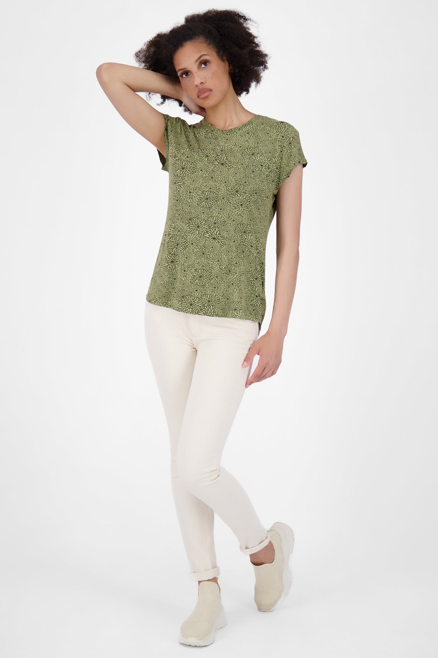 T-Shirt MimmyAK B für Damen - Leicht fließend und angenehm zu tragen Grün